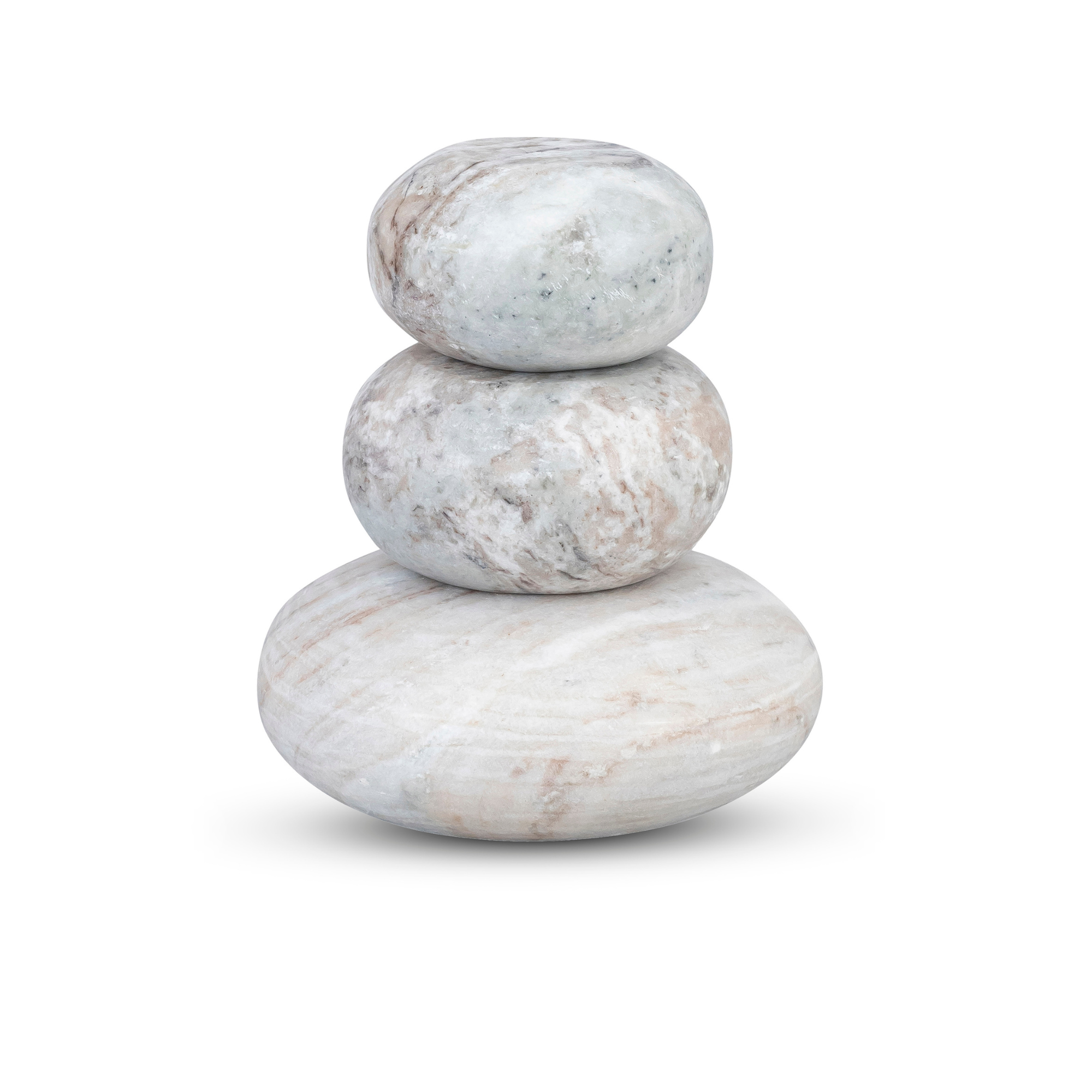Capri Stone Sculptural Objects, Set of 3
