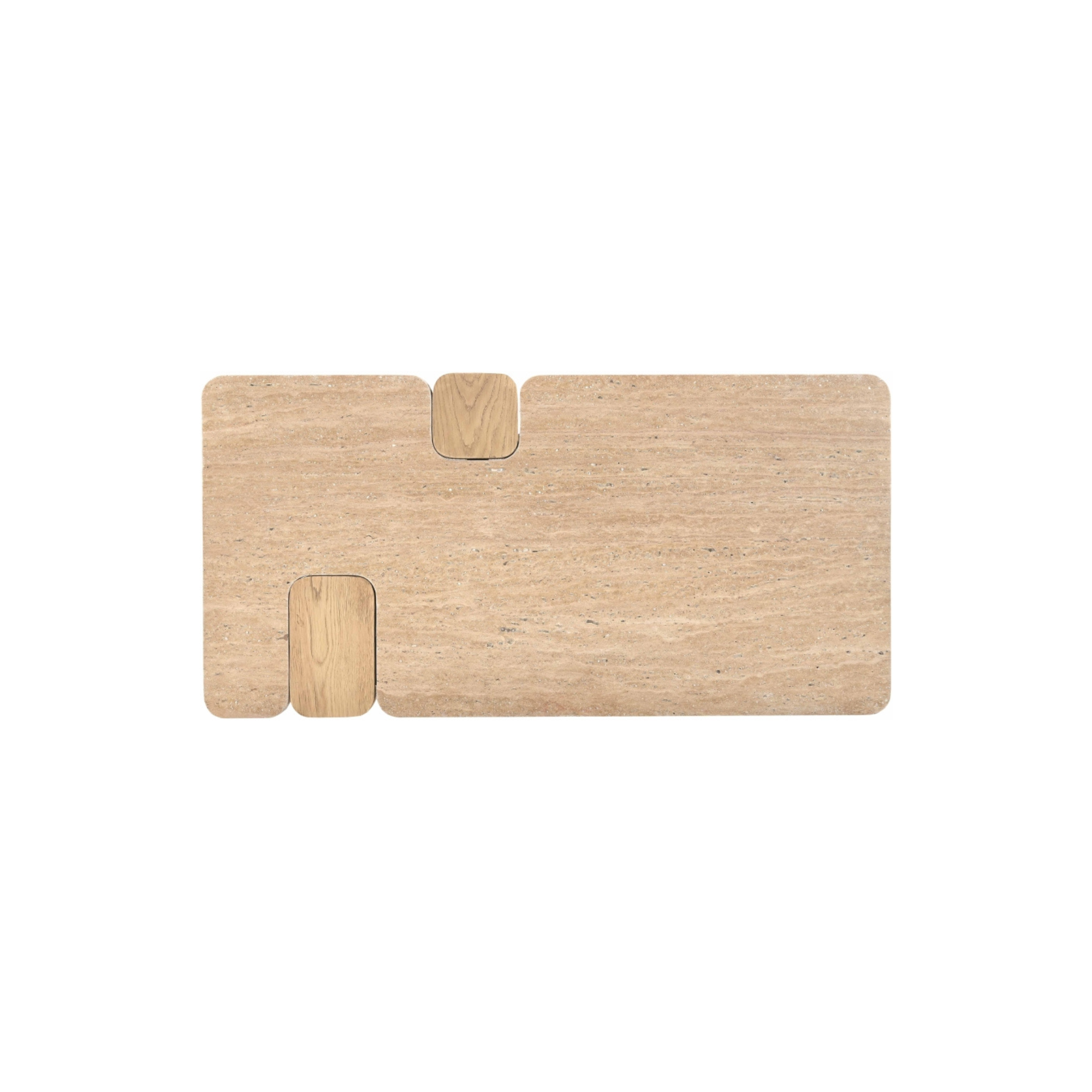 Mirea Travertine Coffee Table