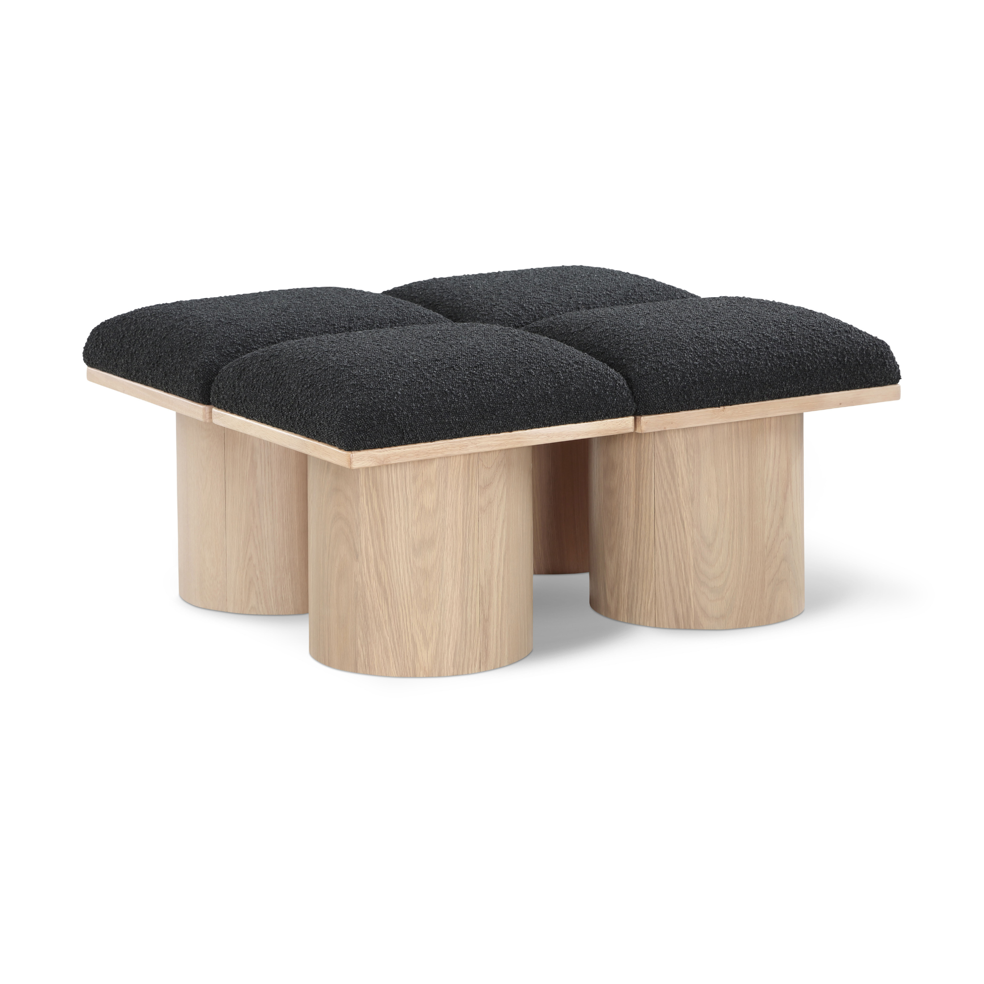 Pavaro Boucle 4pc Modular Bench