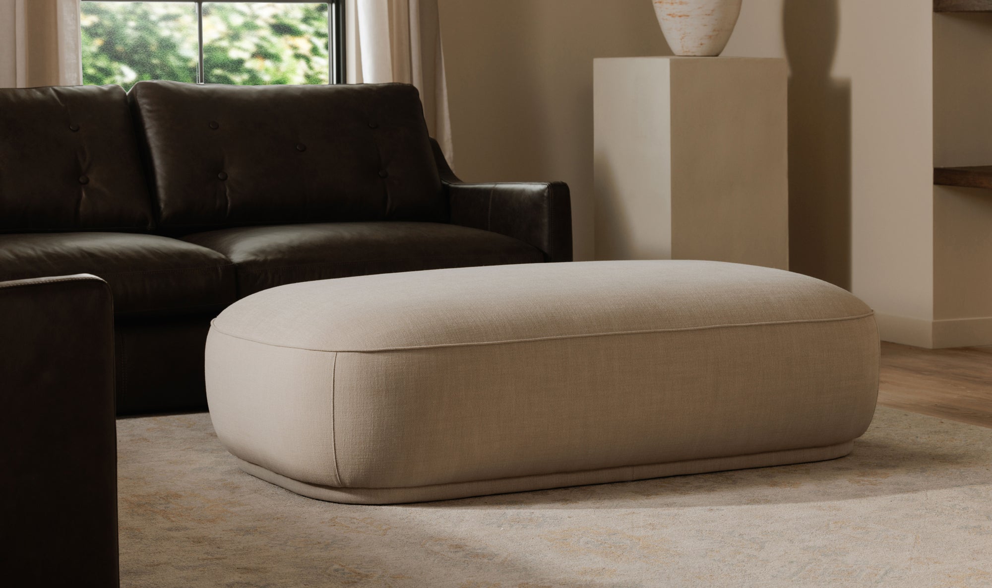 Delfino Rectangular Ottoman