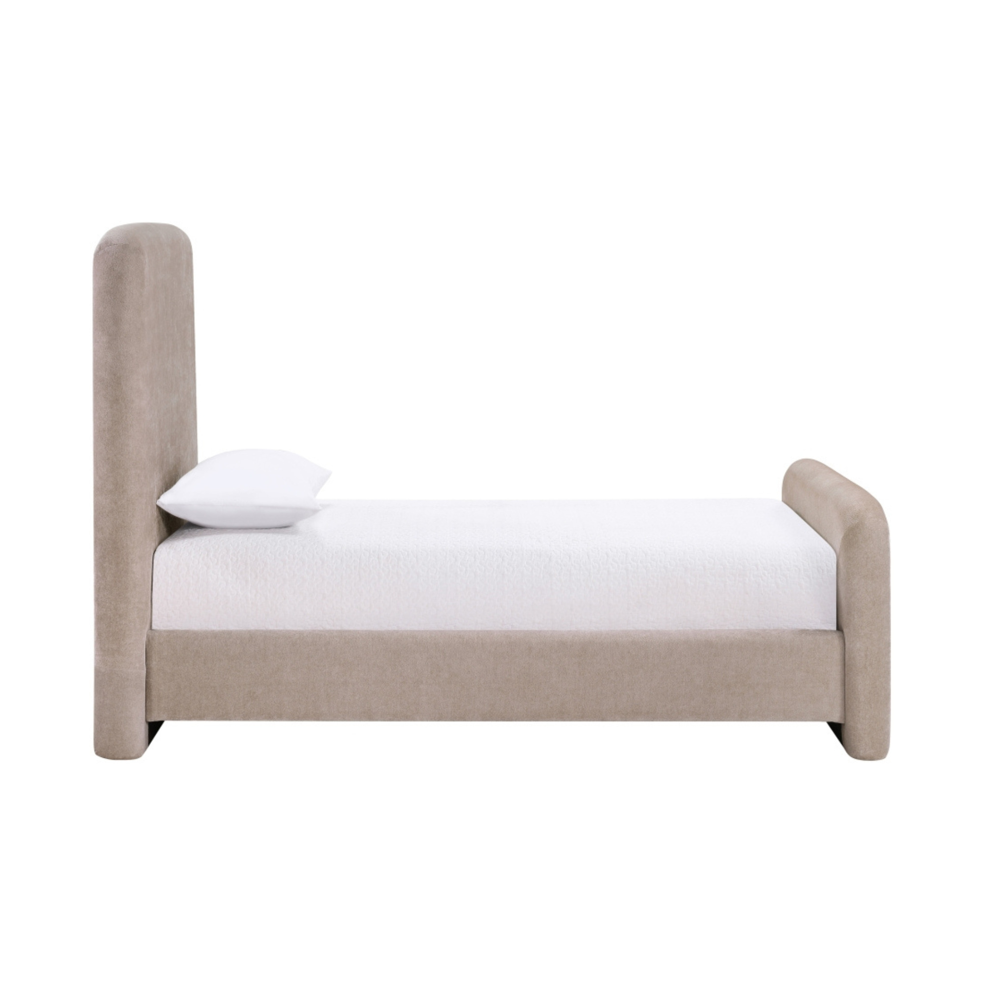 Sable Fabric Bed-Beds + Headboards-StyleMeGHD