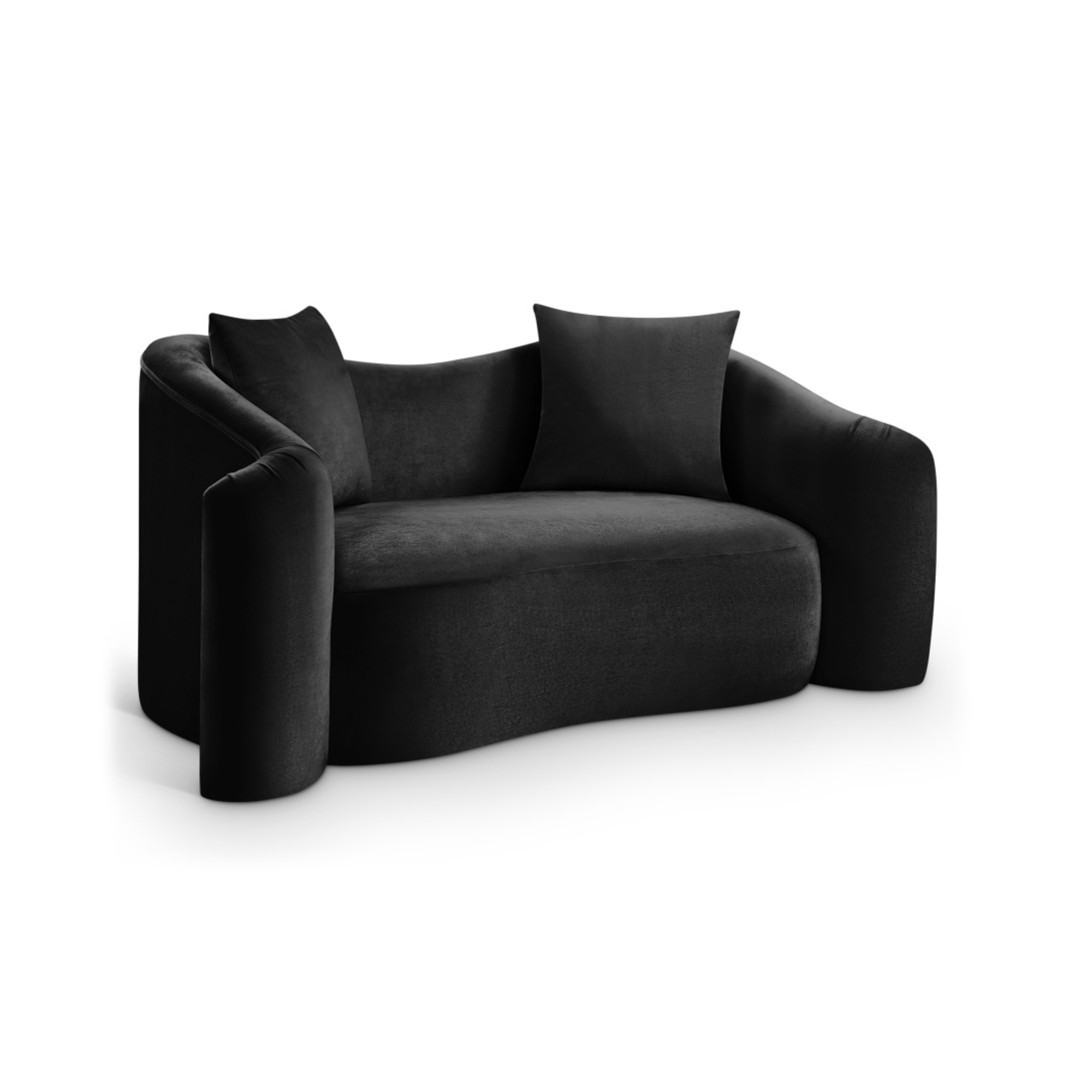 Daston Velvet Loveseat