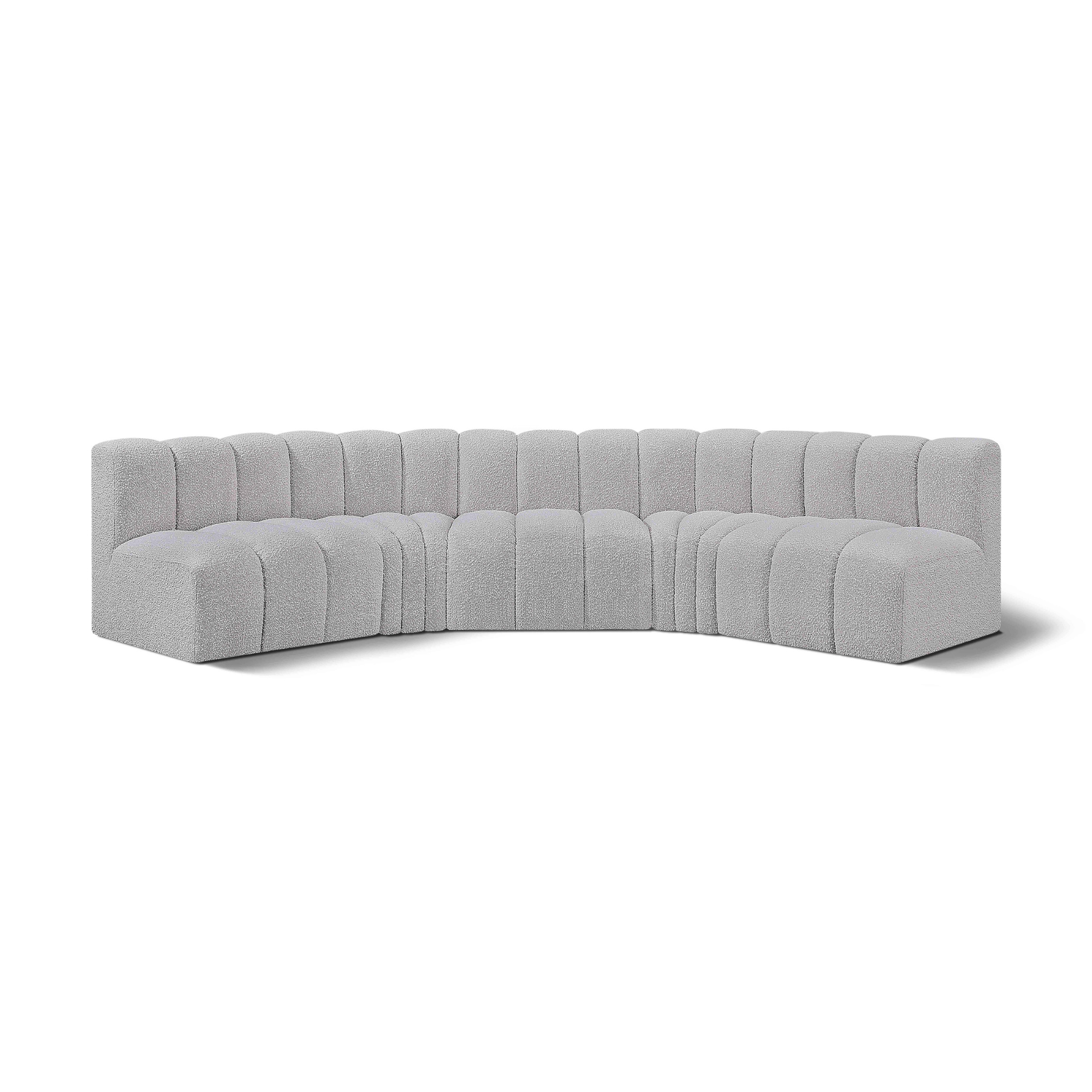 Arcelle Boucle 5pc Modular Sectional
