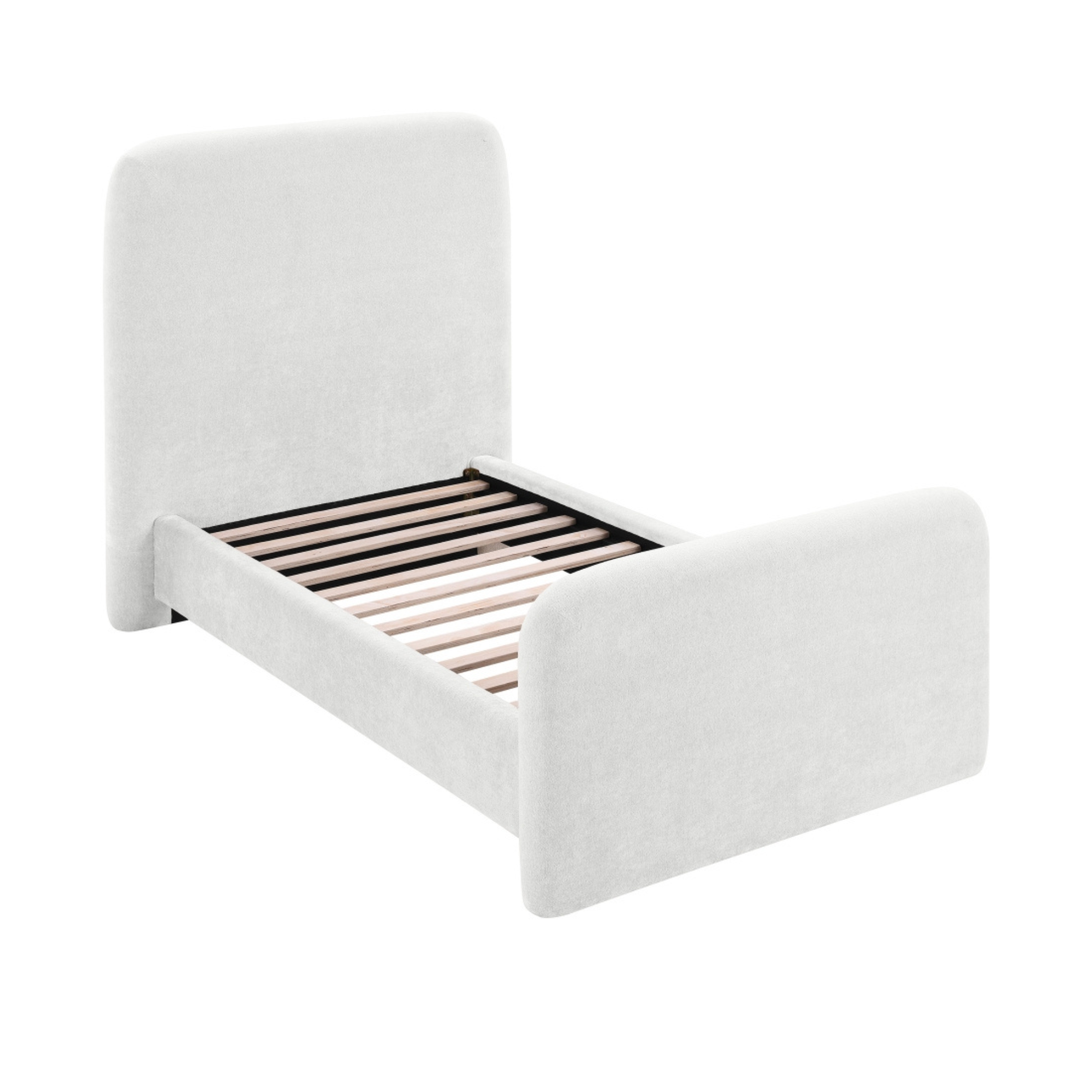 Sable Fabric Bed-Beds + Headboards-StyleMeGHD