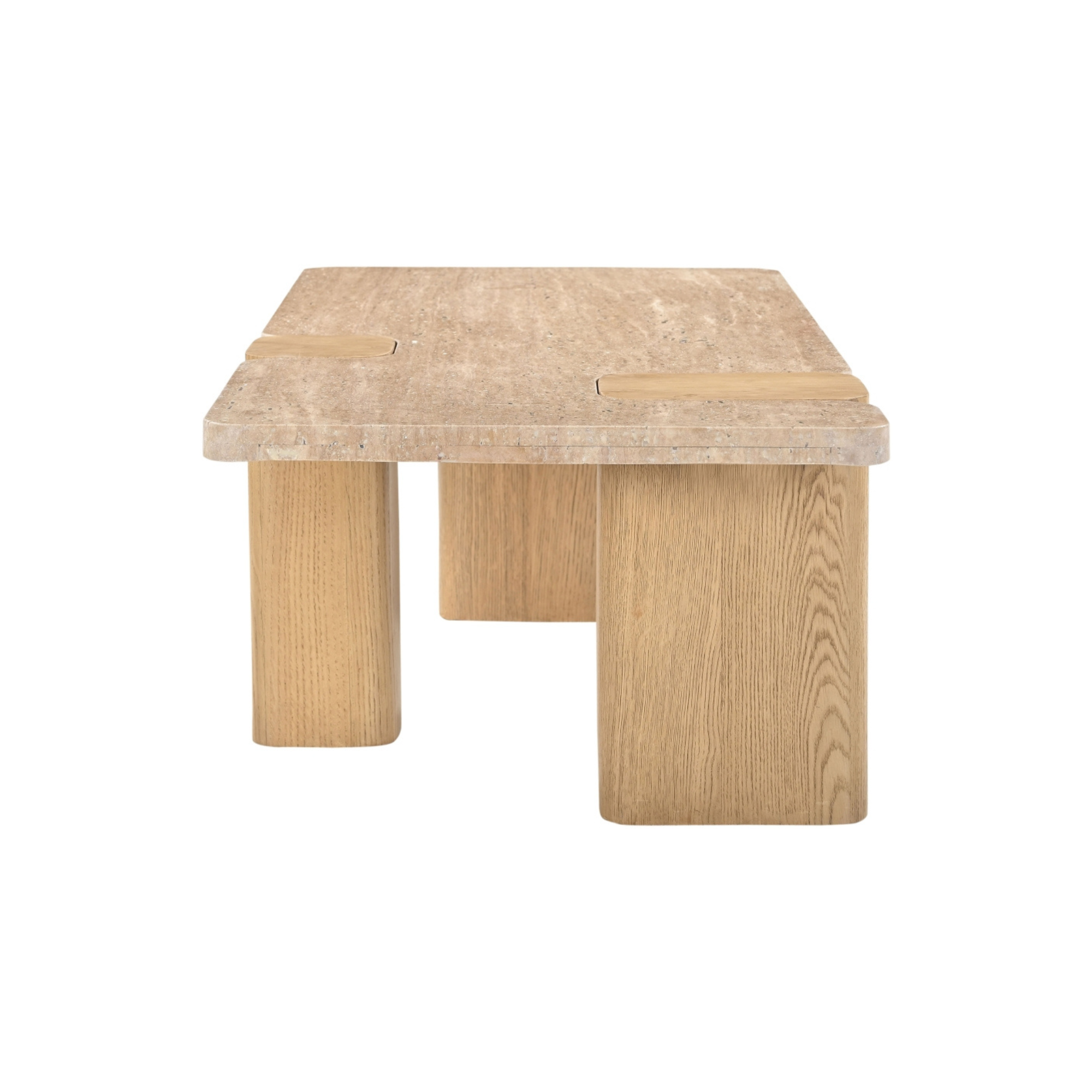 Mirea Travertine Coffee Table