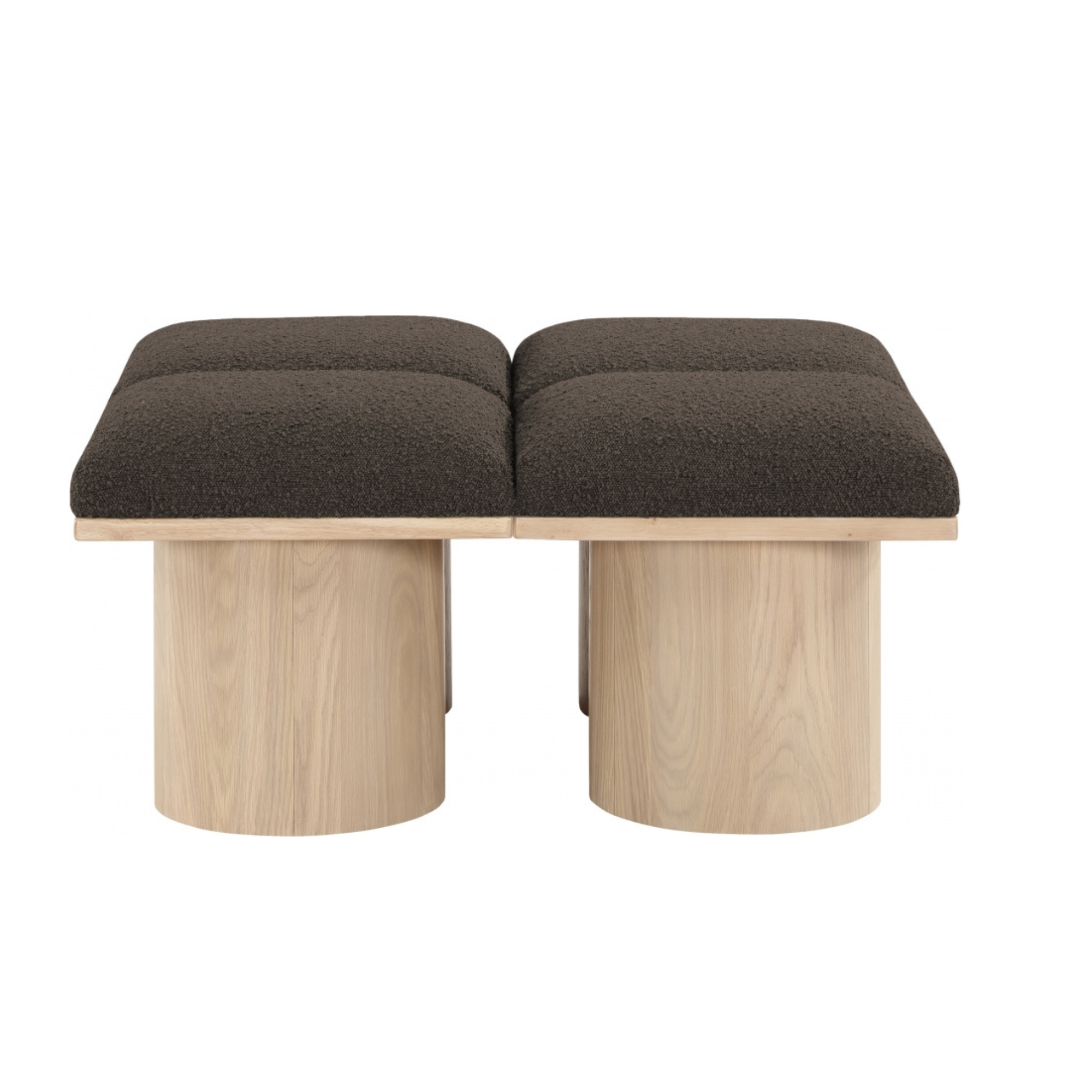 Pavaro Boucle 4pc Modular Bench