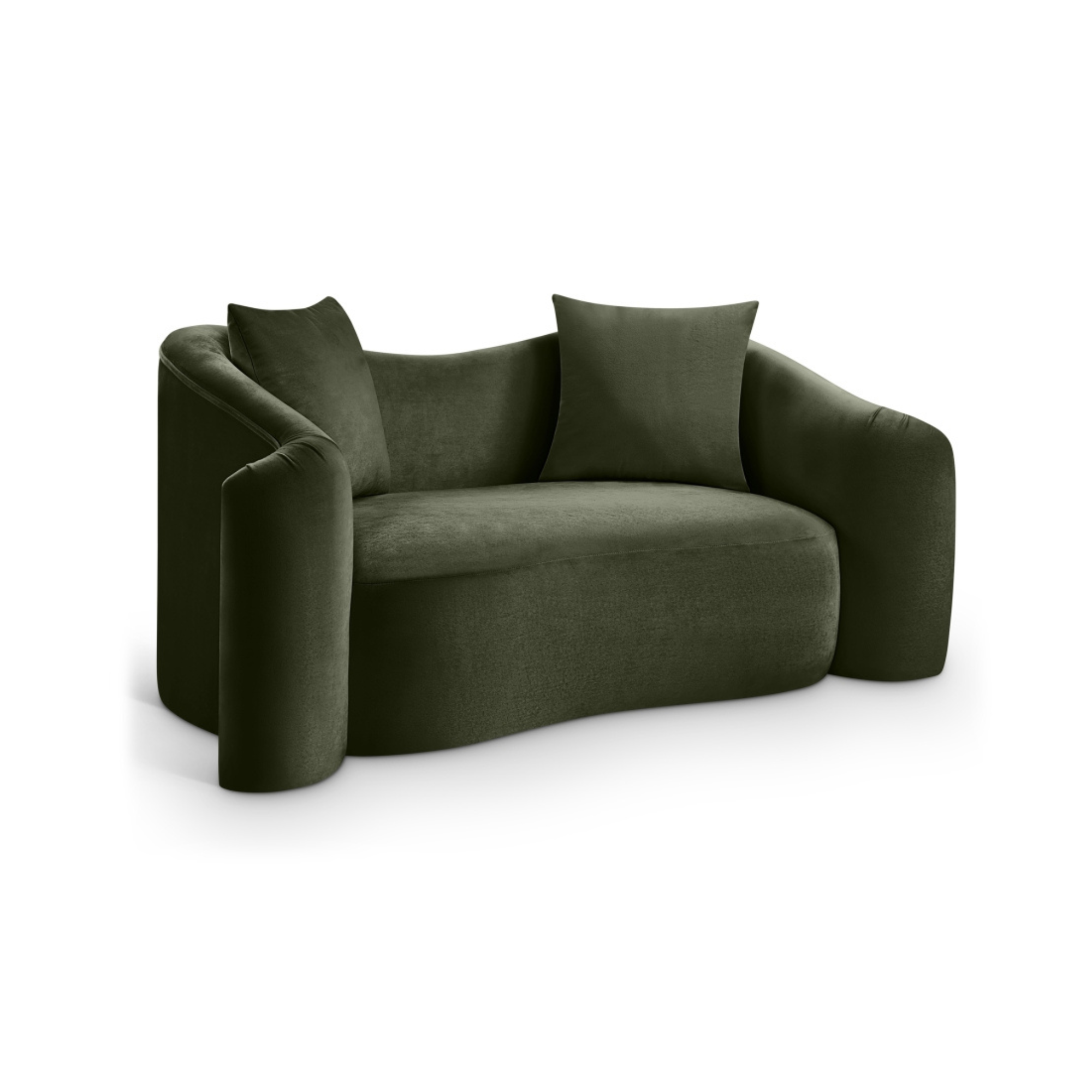 Daston Velvet Loveseat