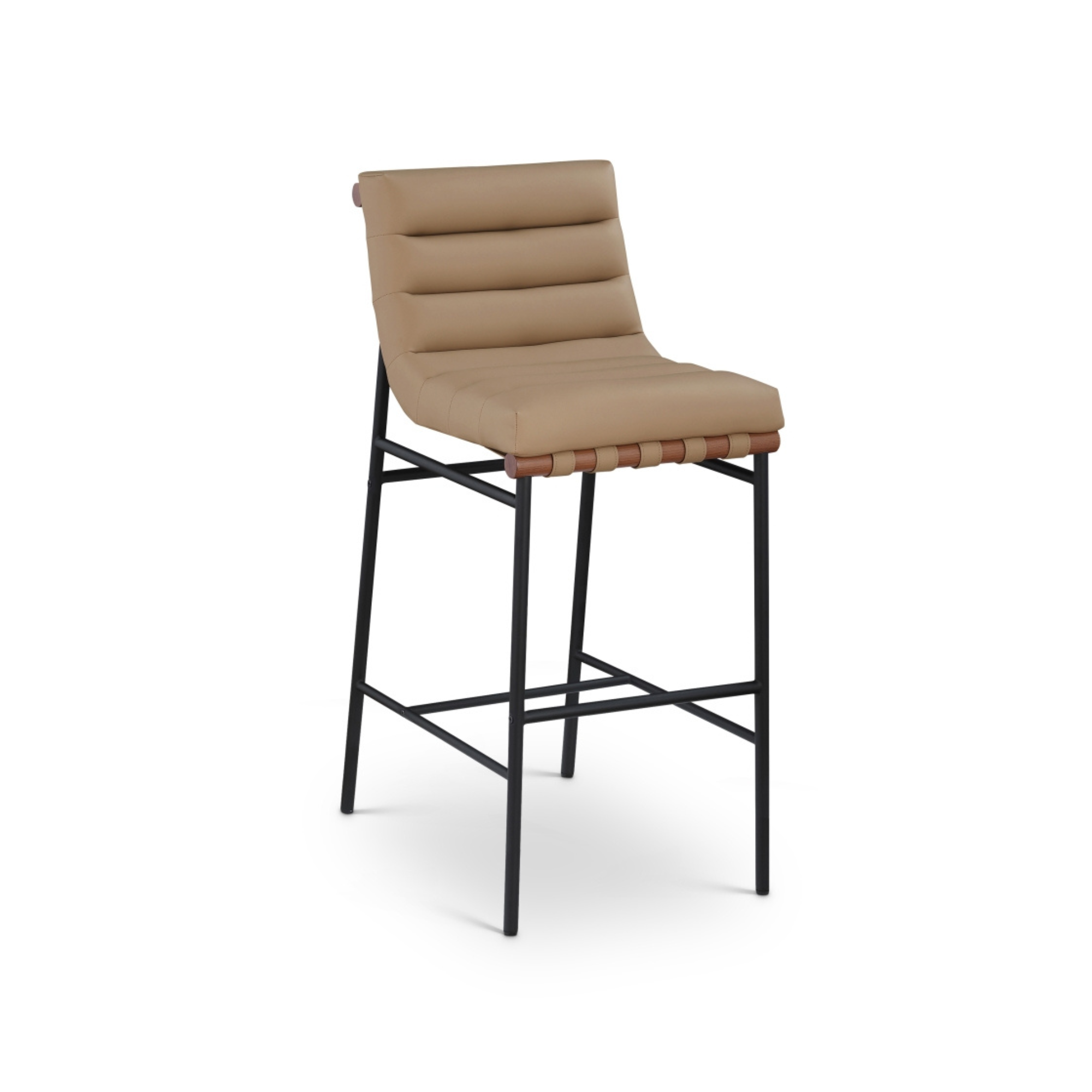Rhea Leather Bar Stool