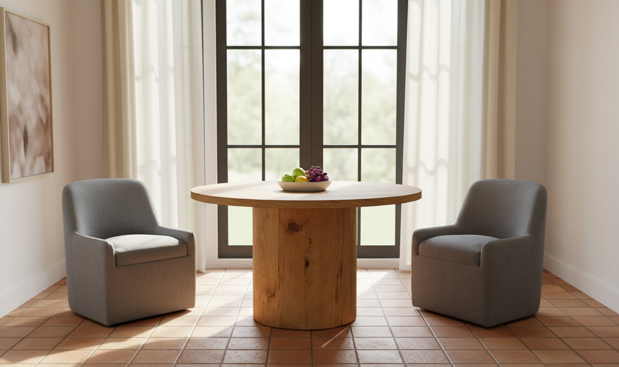 Mara Rolling Dining Chair