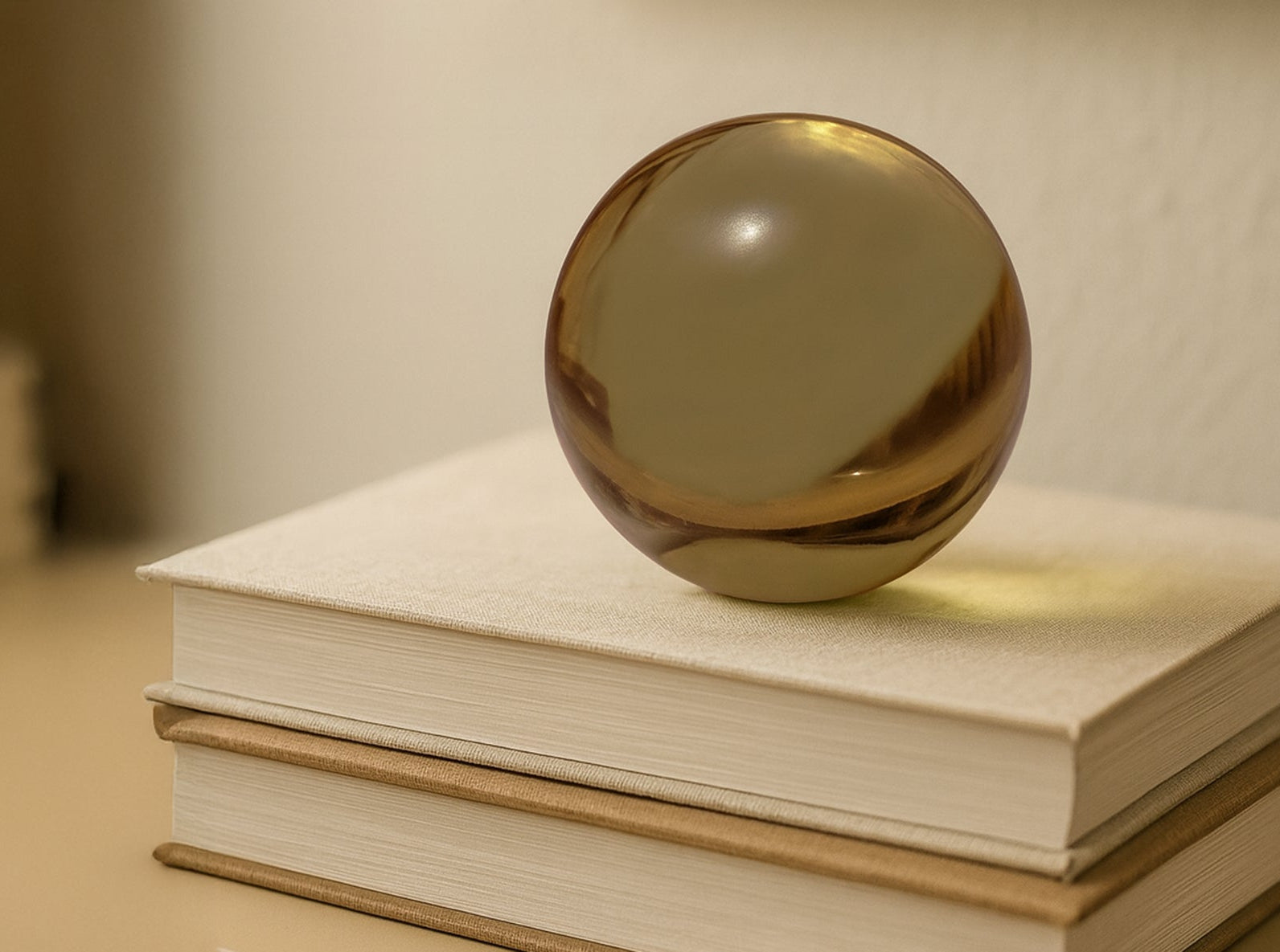 Bonn Cast Glass Orb-Decorative Objects-StyleMeGHD