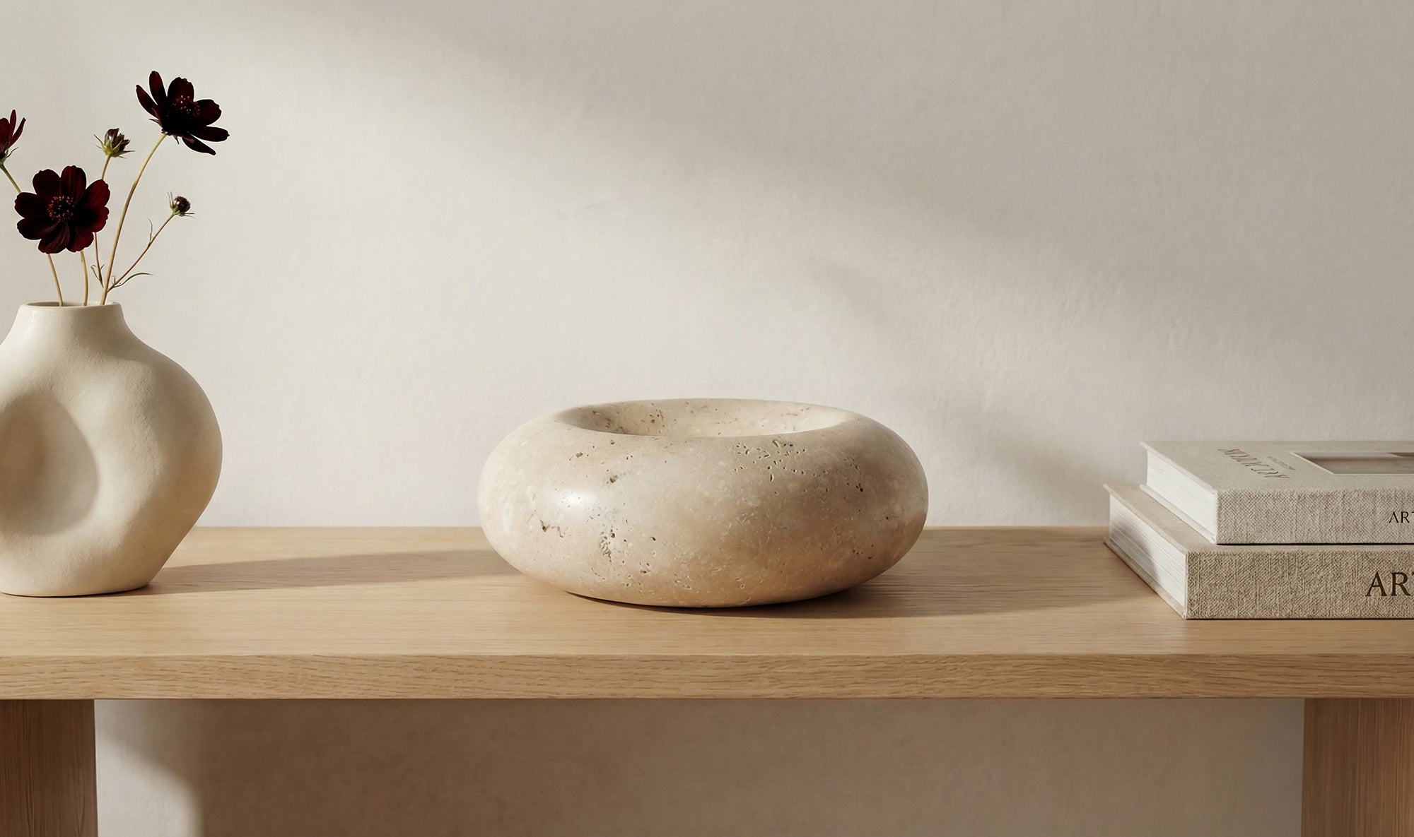 Nessa Travertine Dish