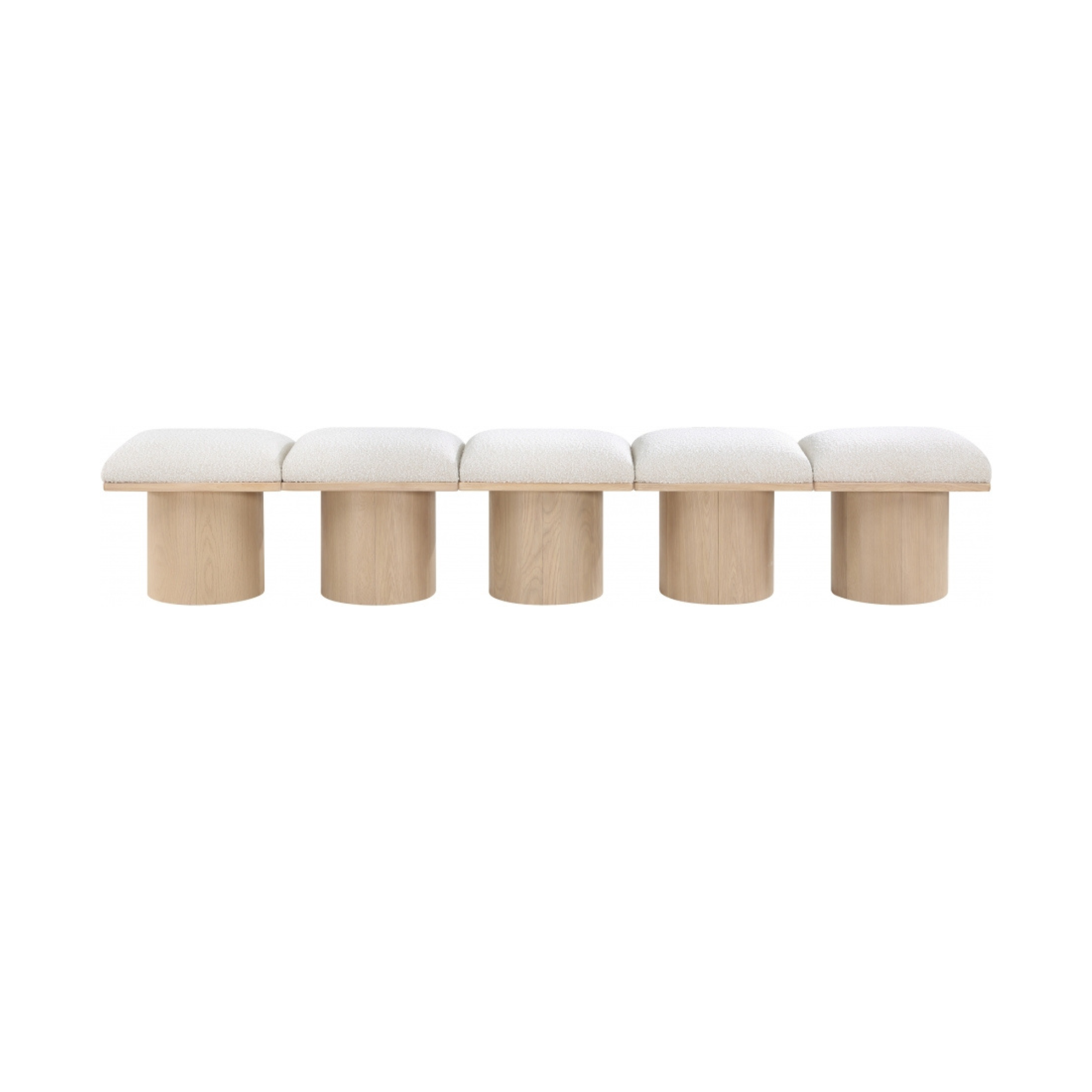 Pavaro Boucle 5pc Modular Bench