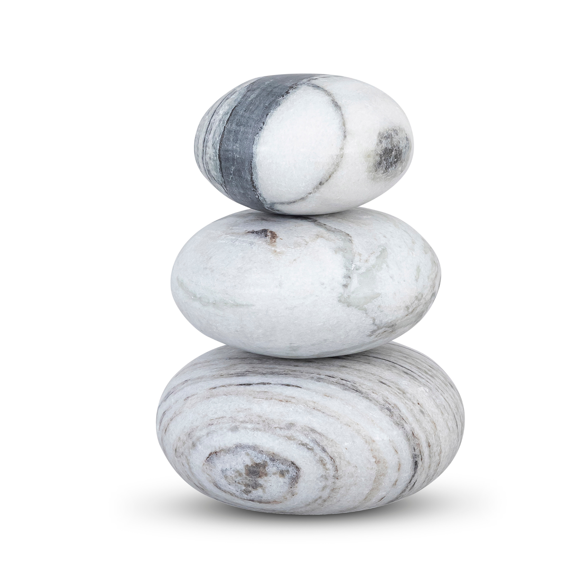Capri Stone Sculptural Objects, Set of 3