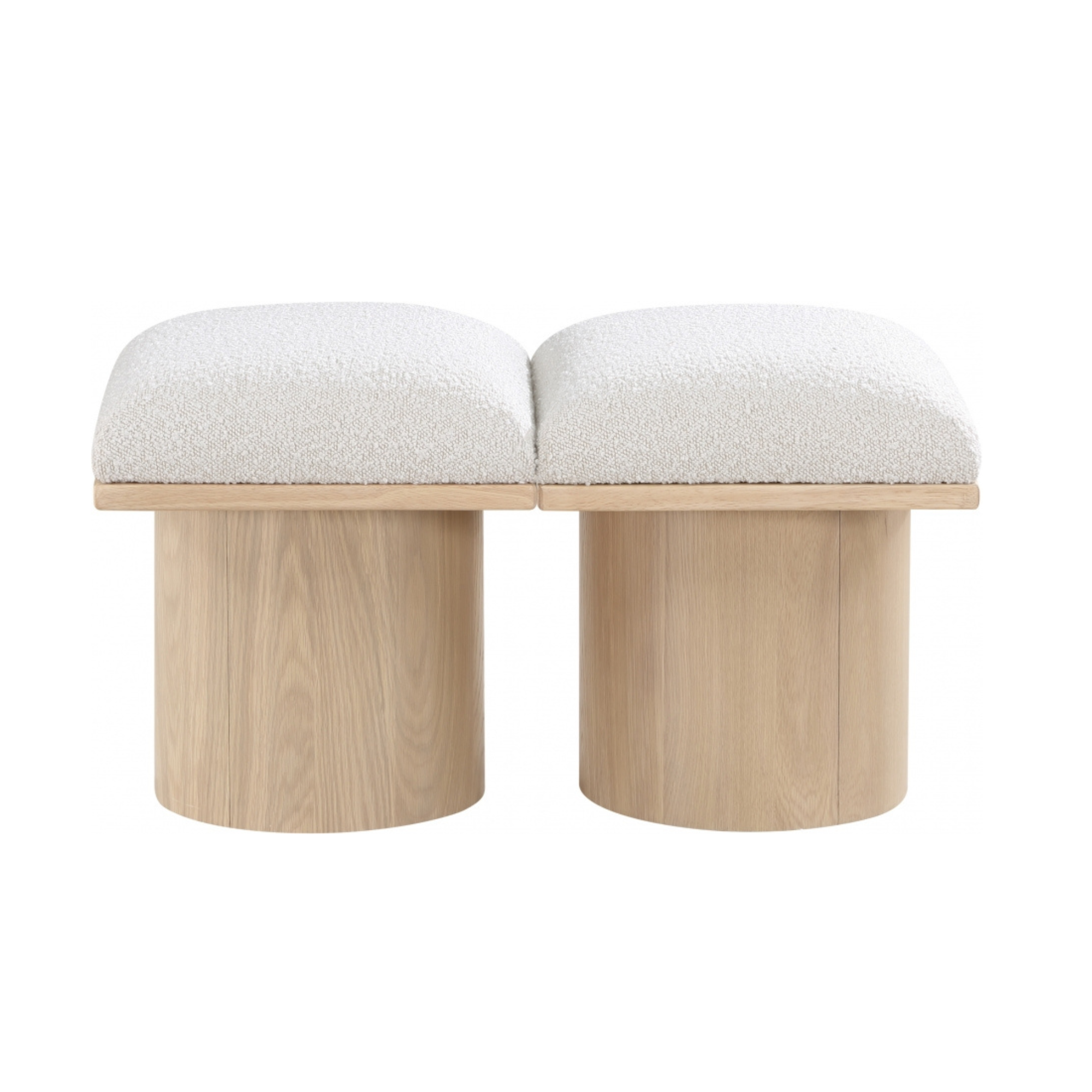 Pavaro Boucle 2pc Modular Bench