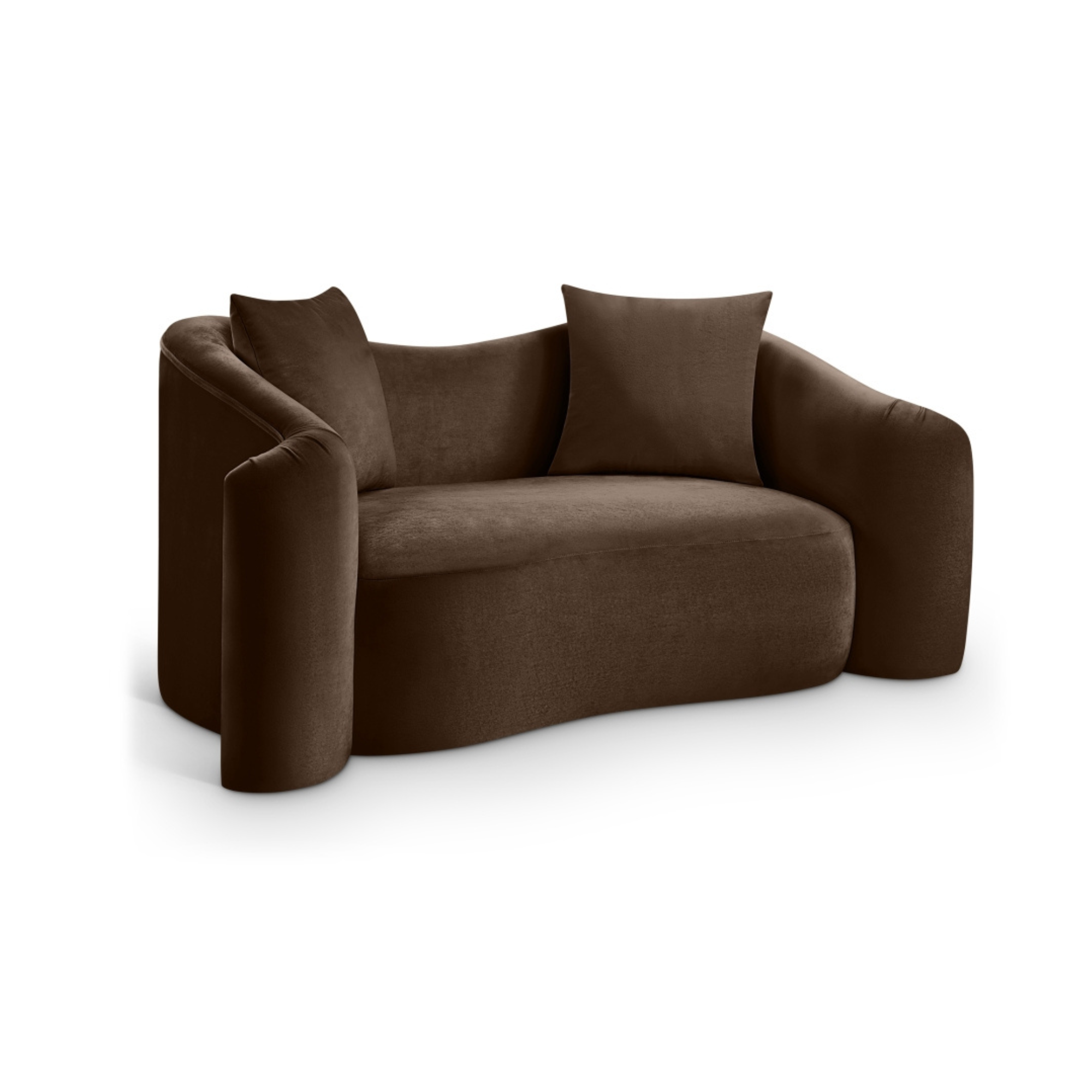 Daston Velvet Loveseat
