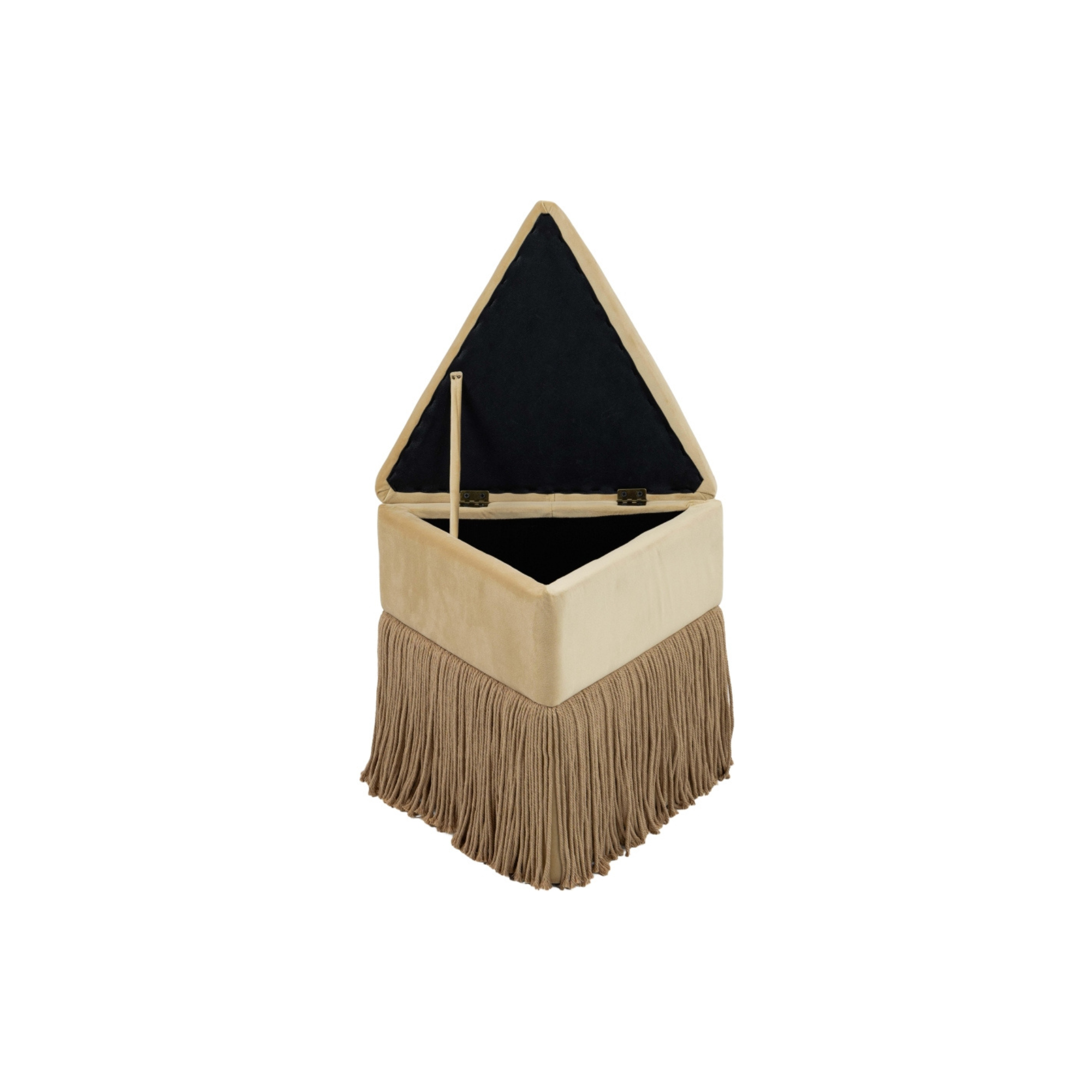 Tivora Fringe Ottoman