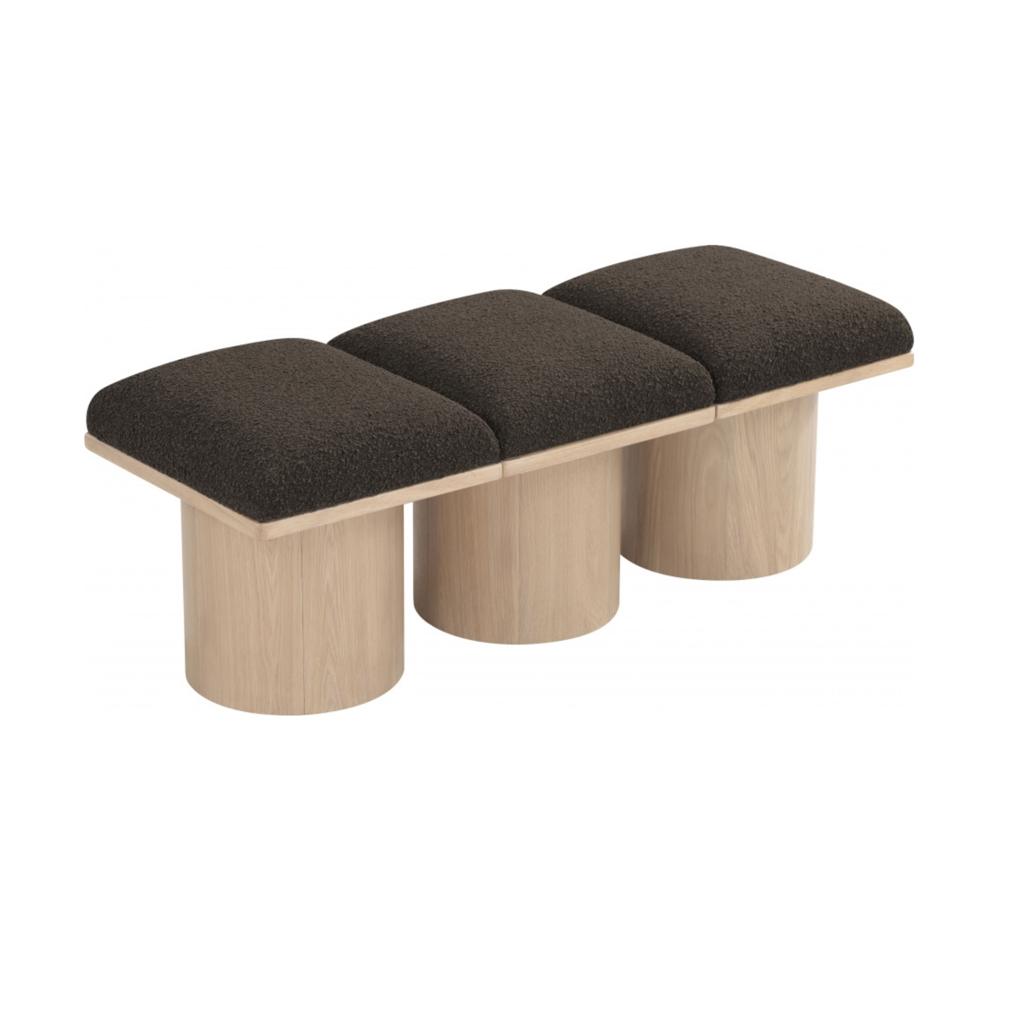 Pavaro Boucle 3pc Modular Bench