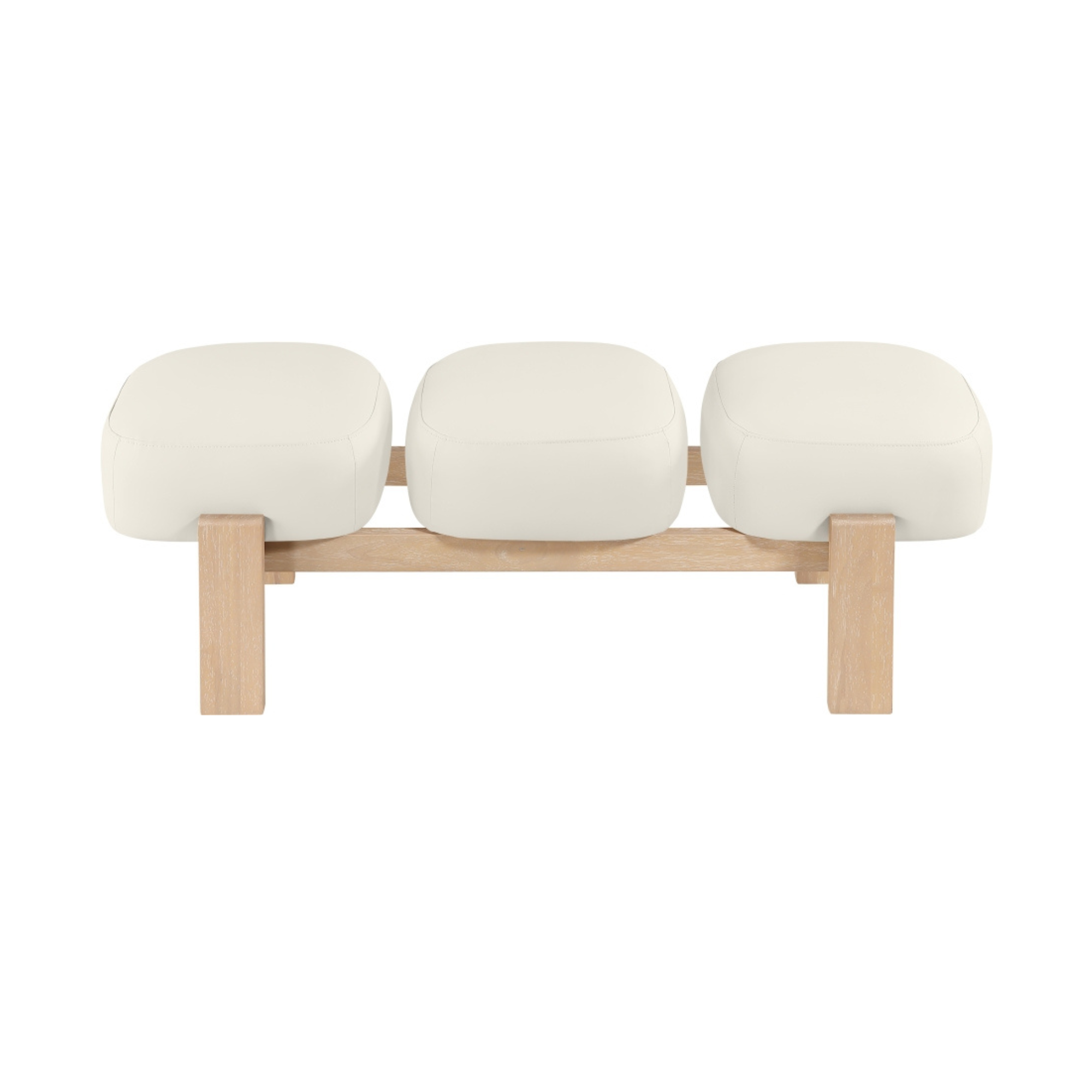 Woodmont Vegan Leather Bench