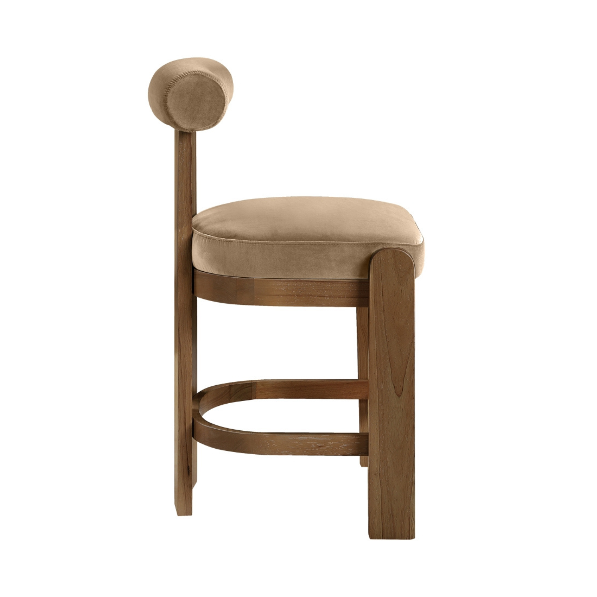 Isla Velvet Counter Stool, Set of 2-Bar + Counter Stools-StyleMeGHD