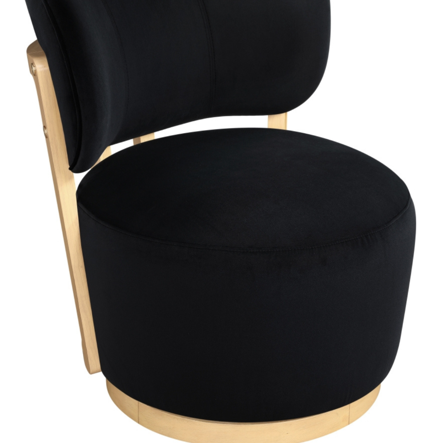 Velara Velvet Swivel Chair