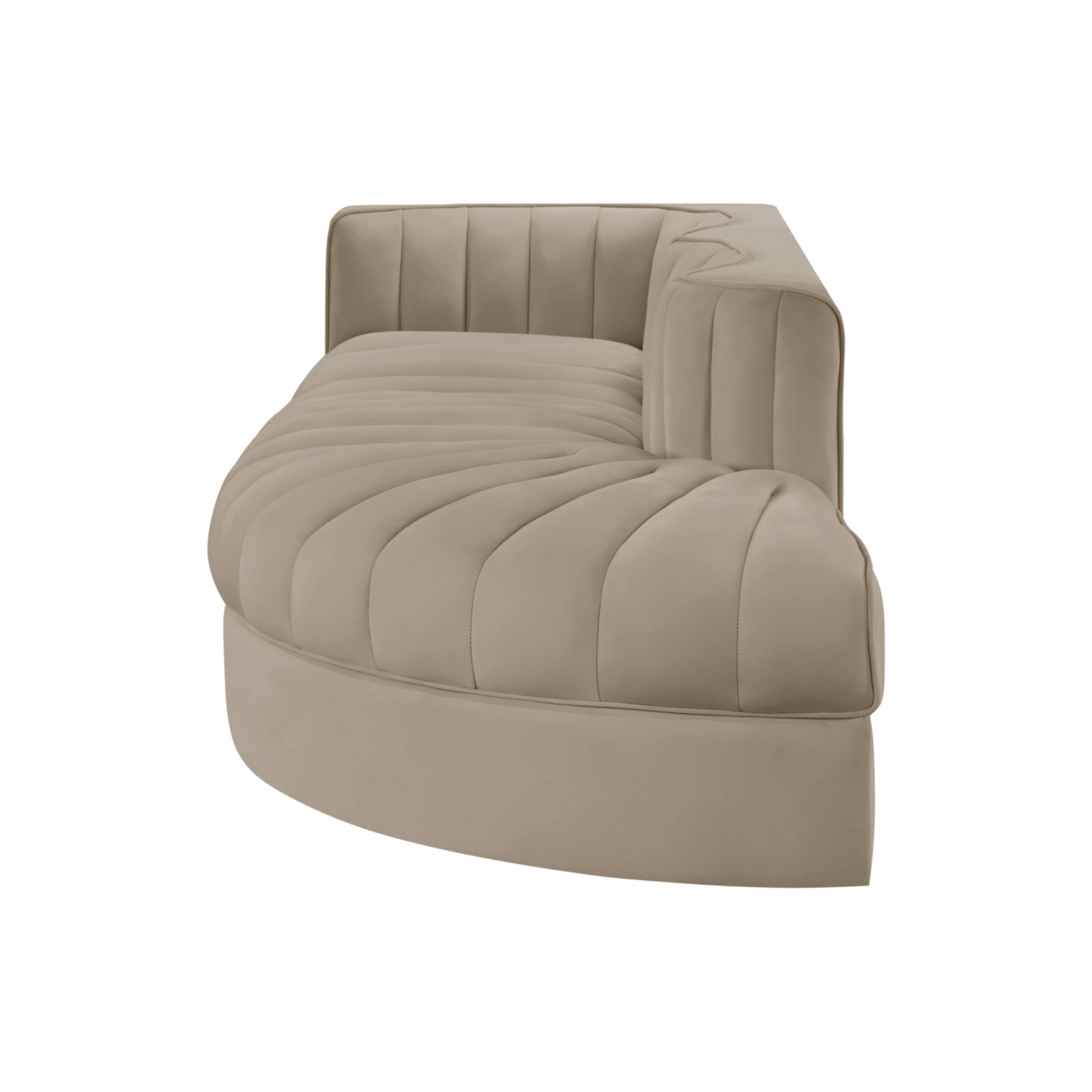 Rumina Velvet 3pc Modular Sectional