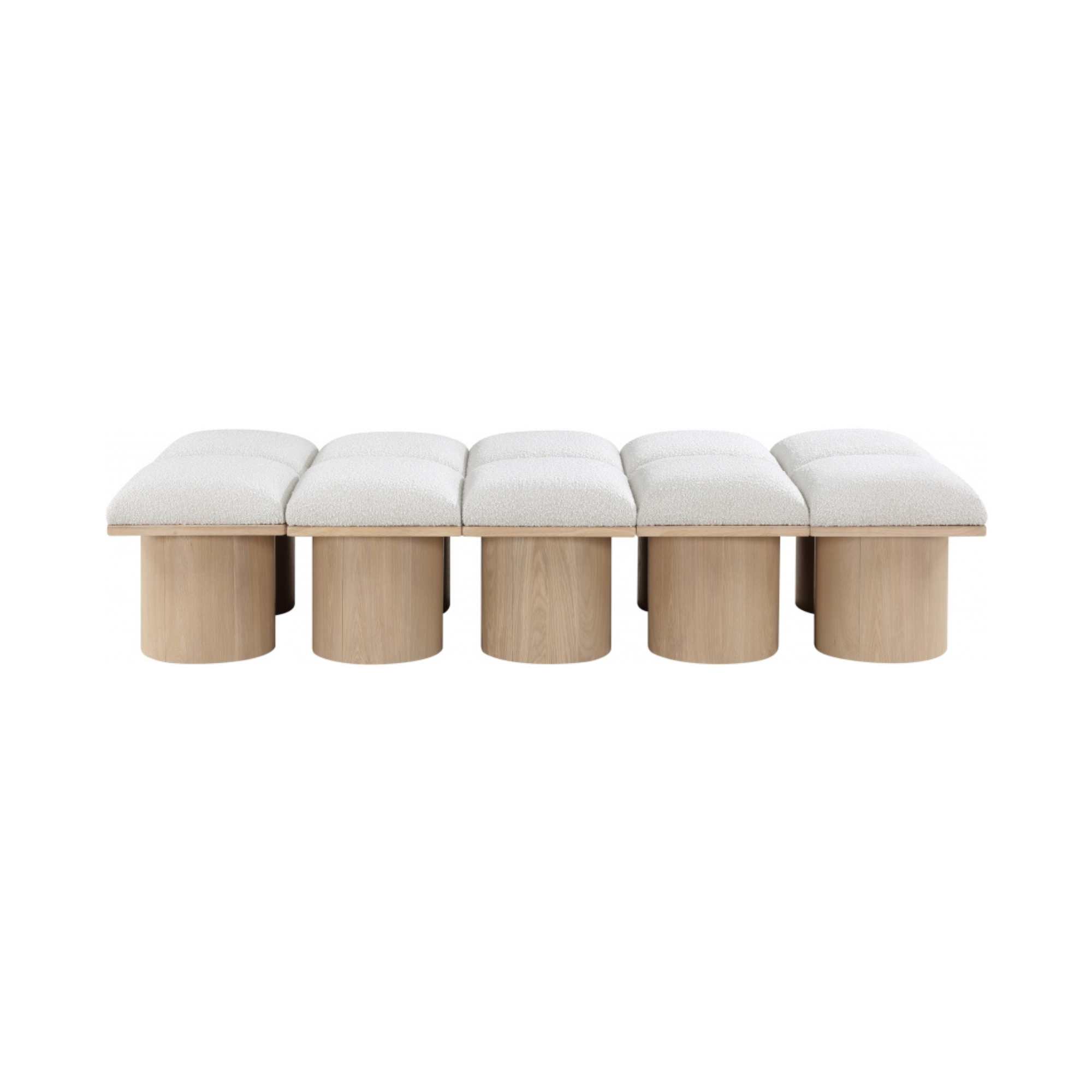 Pavaro Boucle 10pc Modular Bench