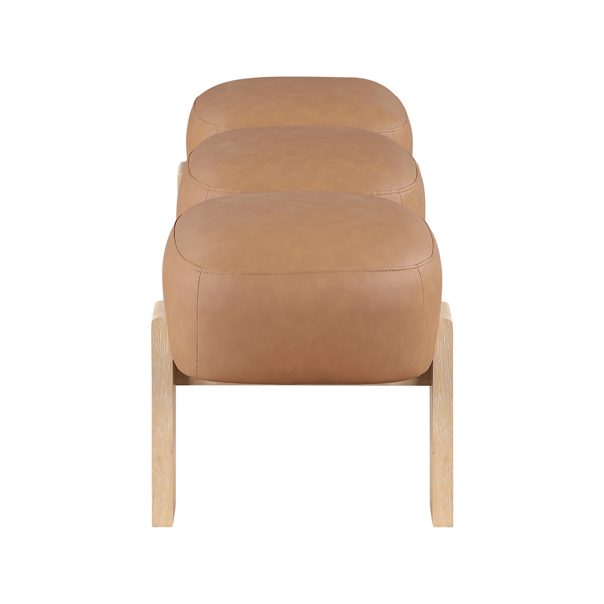 Woodmont Vegan Leather Bench