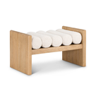 Celia Fabric Bench-Ottomans, Benches + Poufs-StyleMeGHD