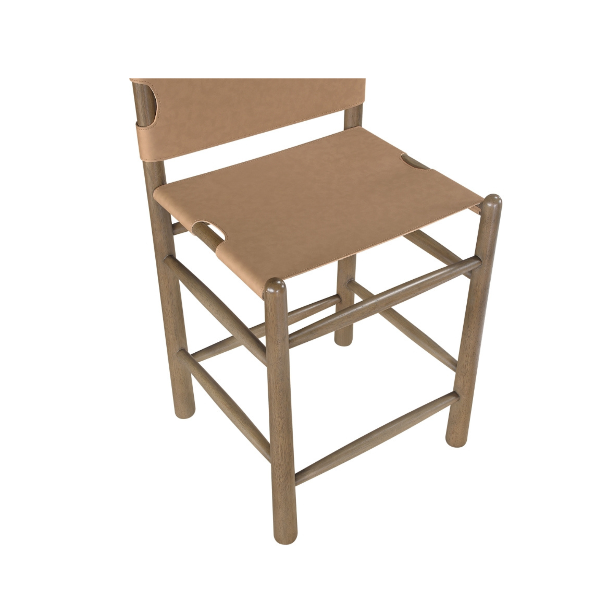 Alma Leather Counter Stool