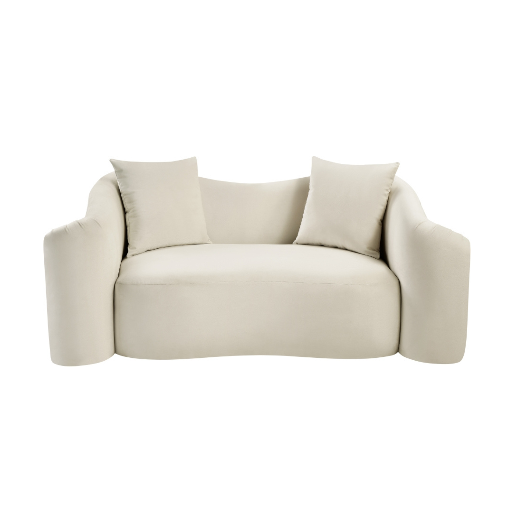 Daston Velvet Loveseat