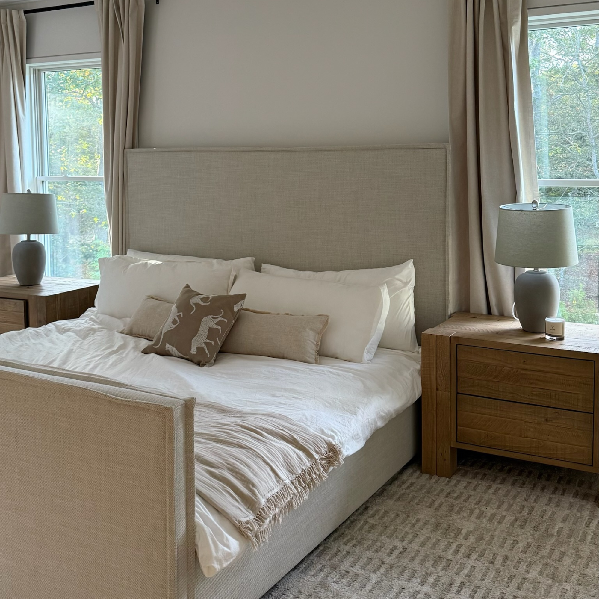 Sawyer Upholstered Bed-Beds + Headboards-StyleMeGHD
