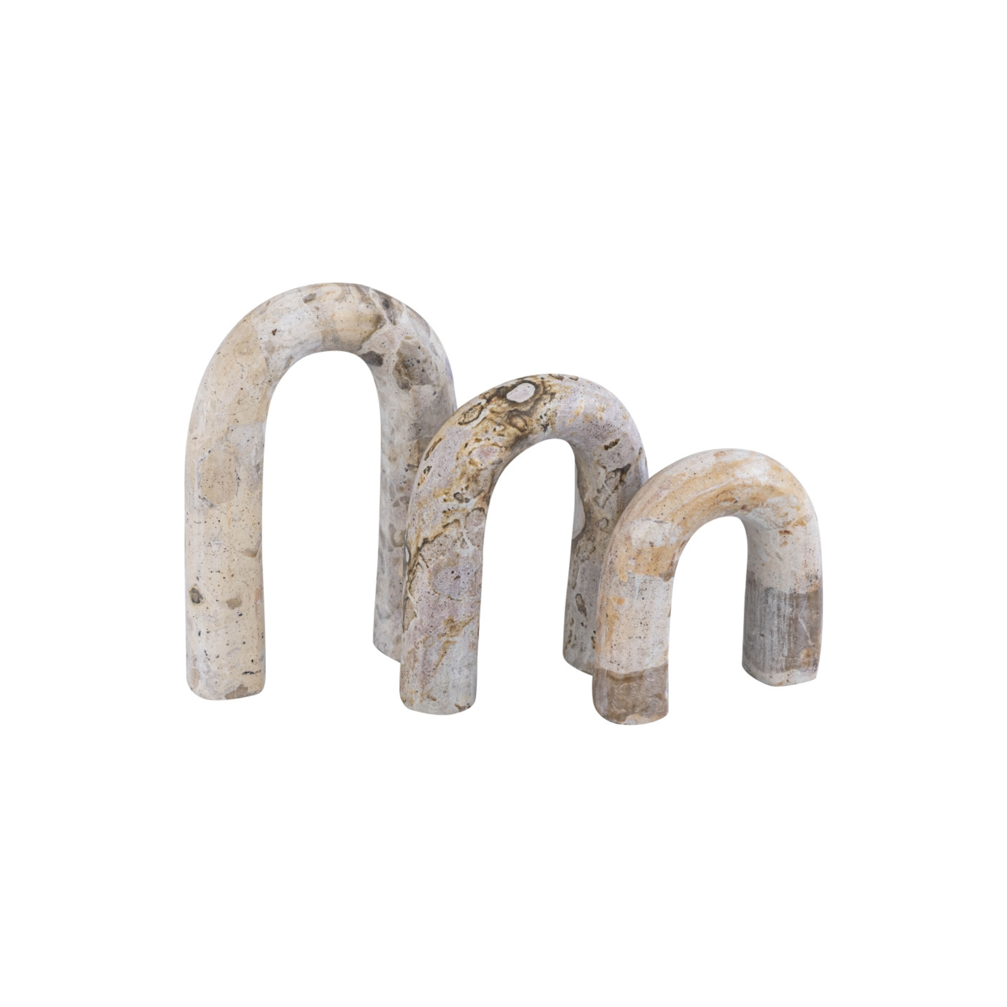 Soren Marble Object, Set of 3