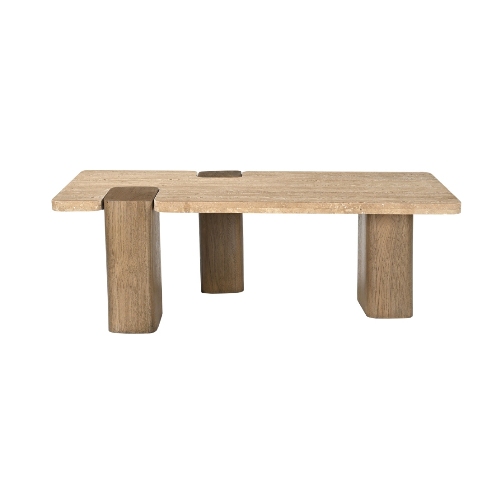 Mirea Travertine Coffee Table