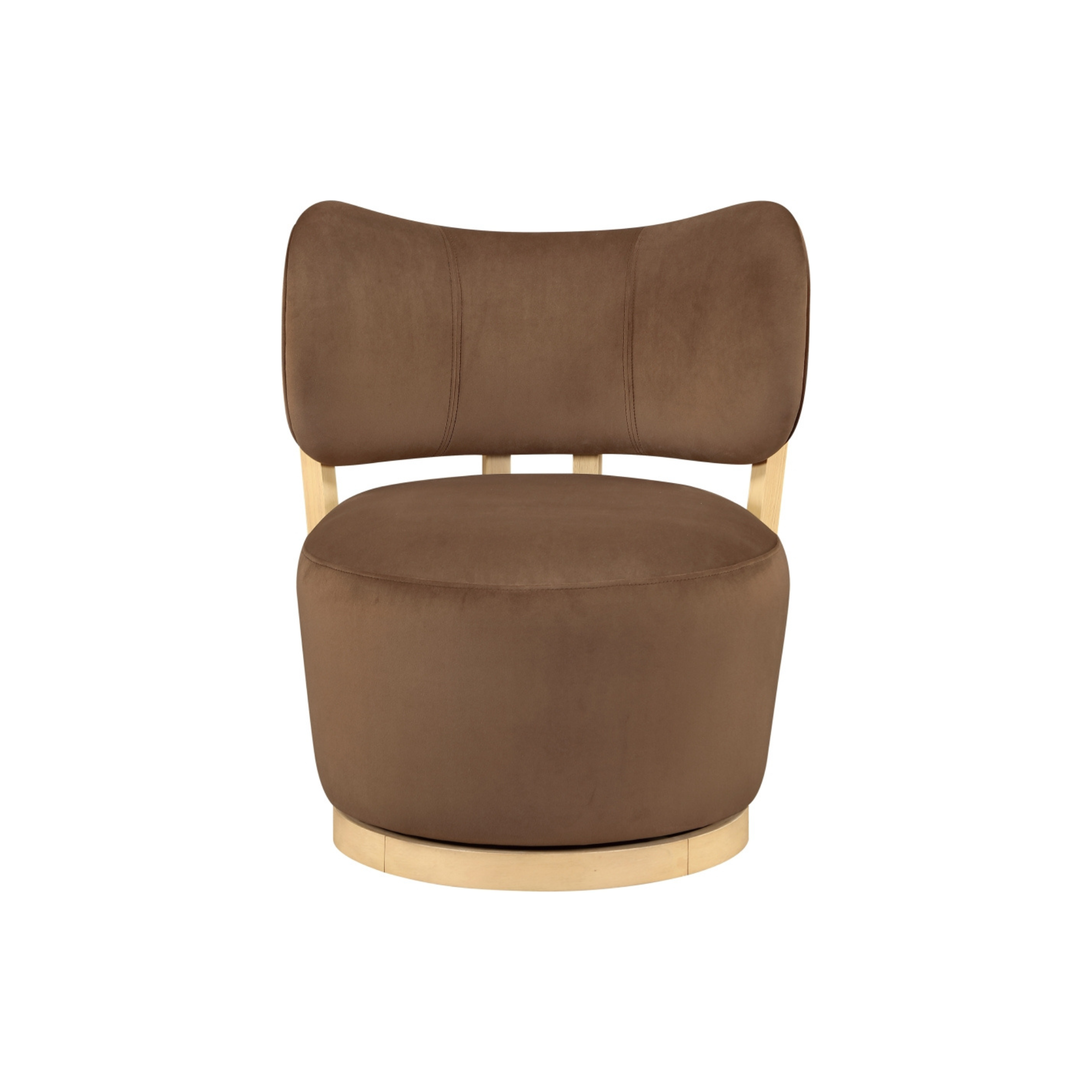 Velara Velvet Swivel Chair