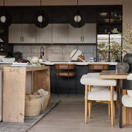 Vintage Waterfall Console