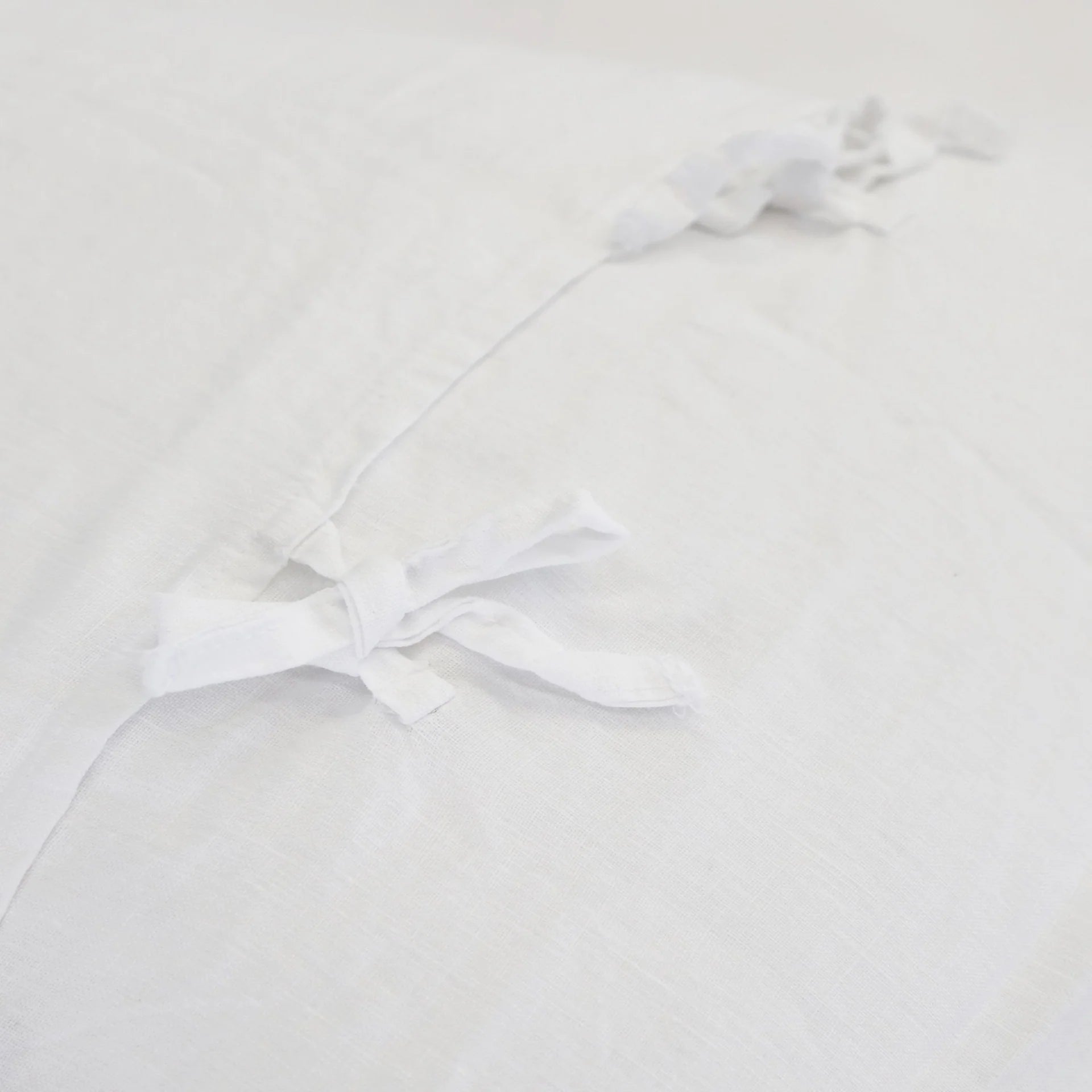 Blair Linen Duvet Set - White
