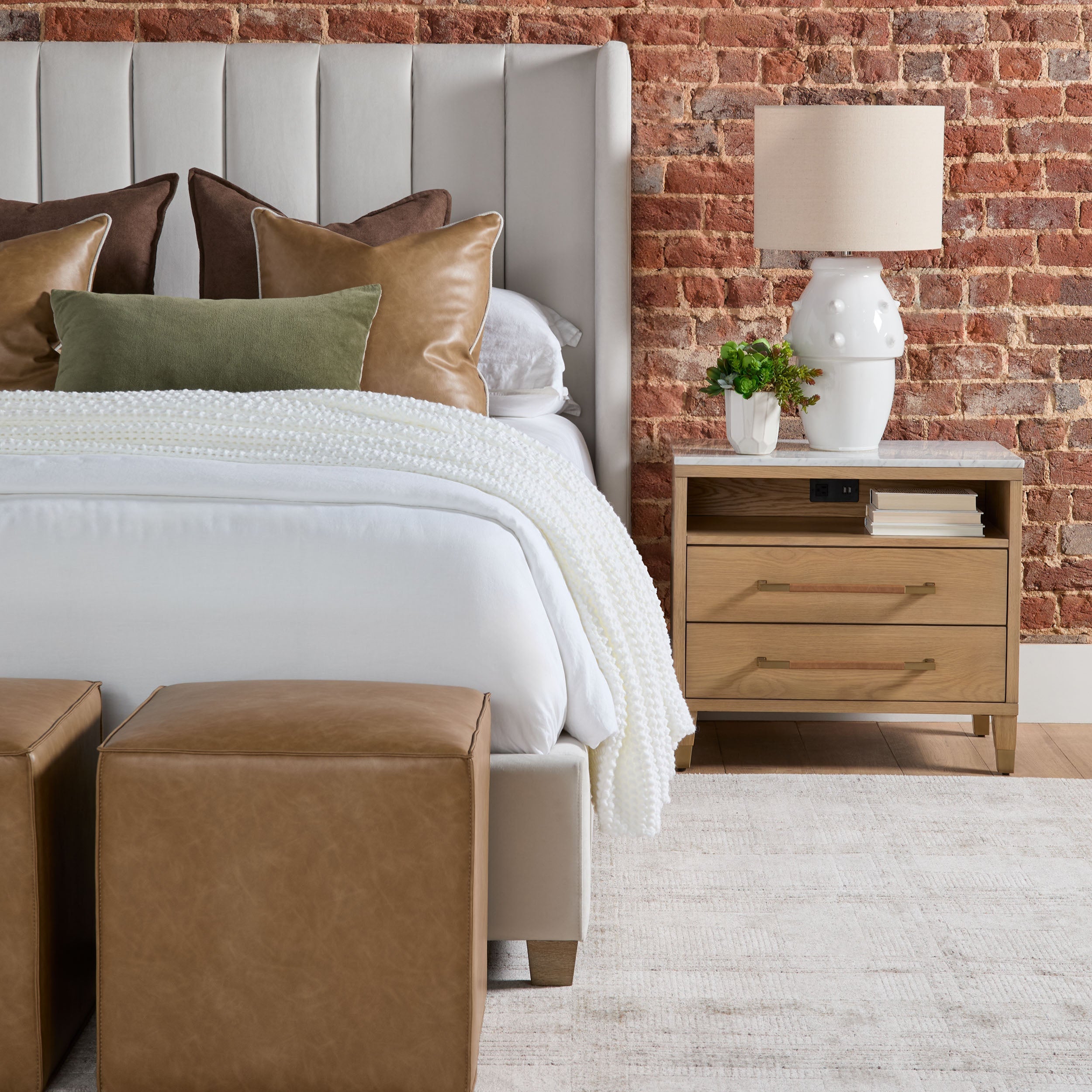 Connor 2-Drawer Nightstand-Nightstands-StyleMeGHD