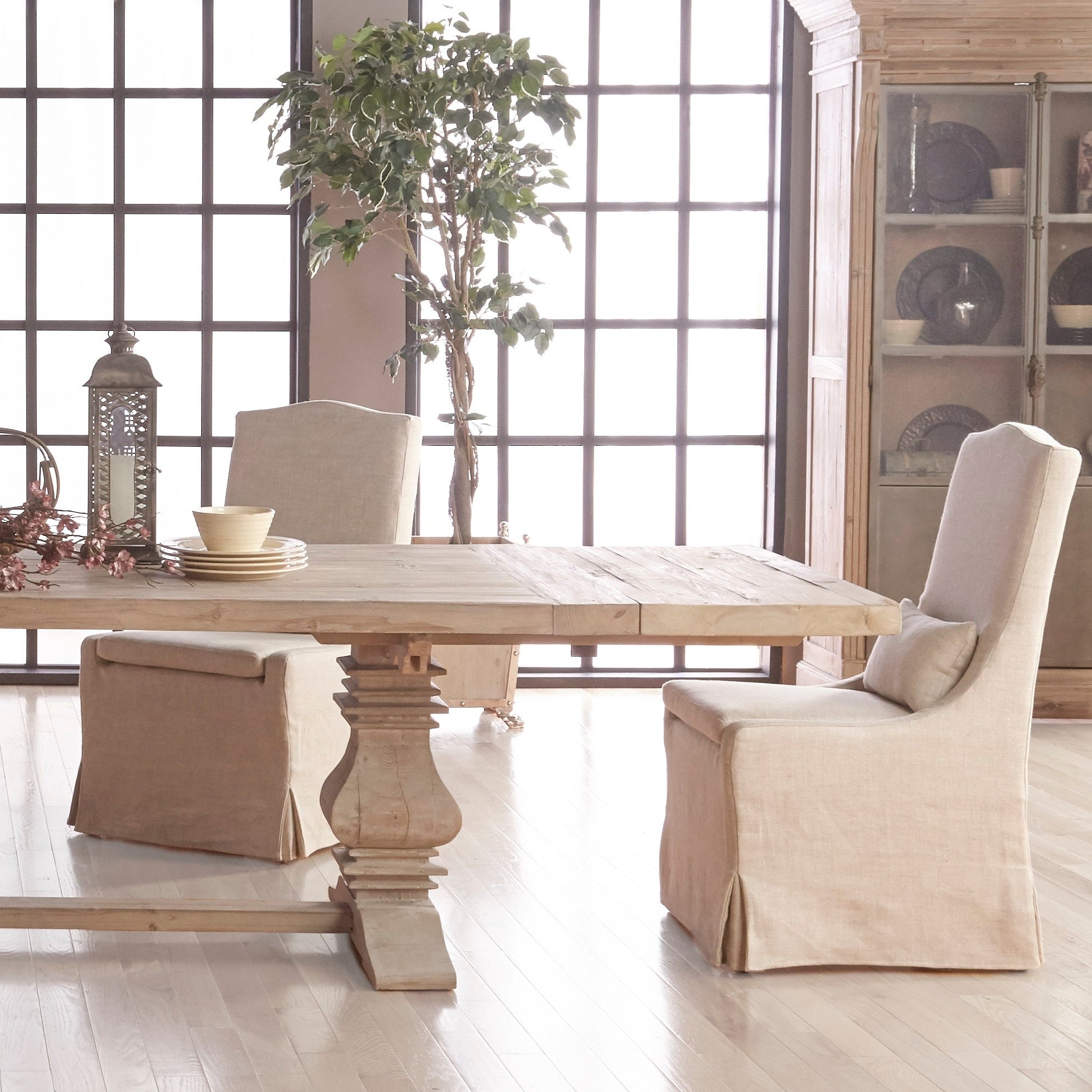 Colette Slipcover Dining Chair, Set of 2-Dining Chairs-StyleMeGHD