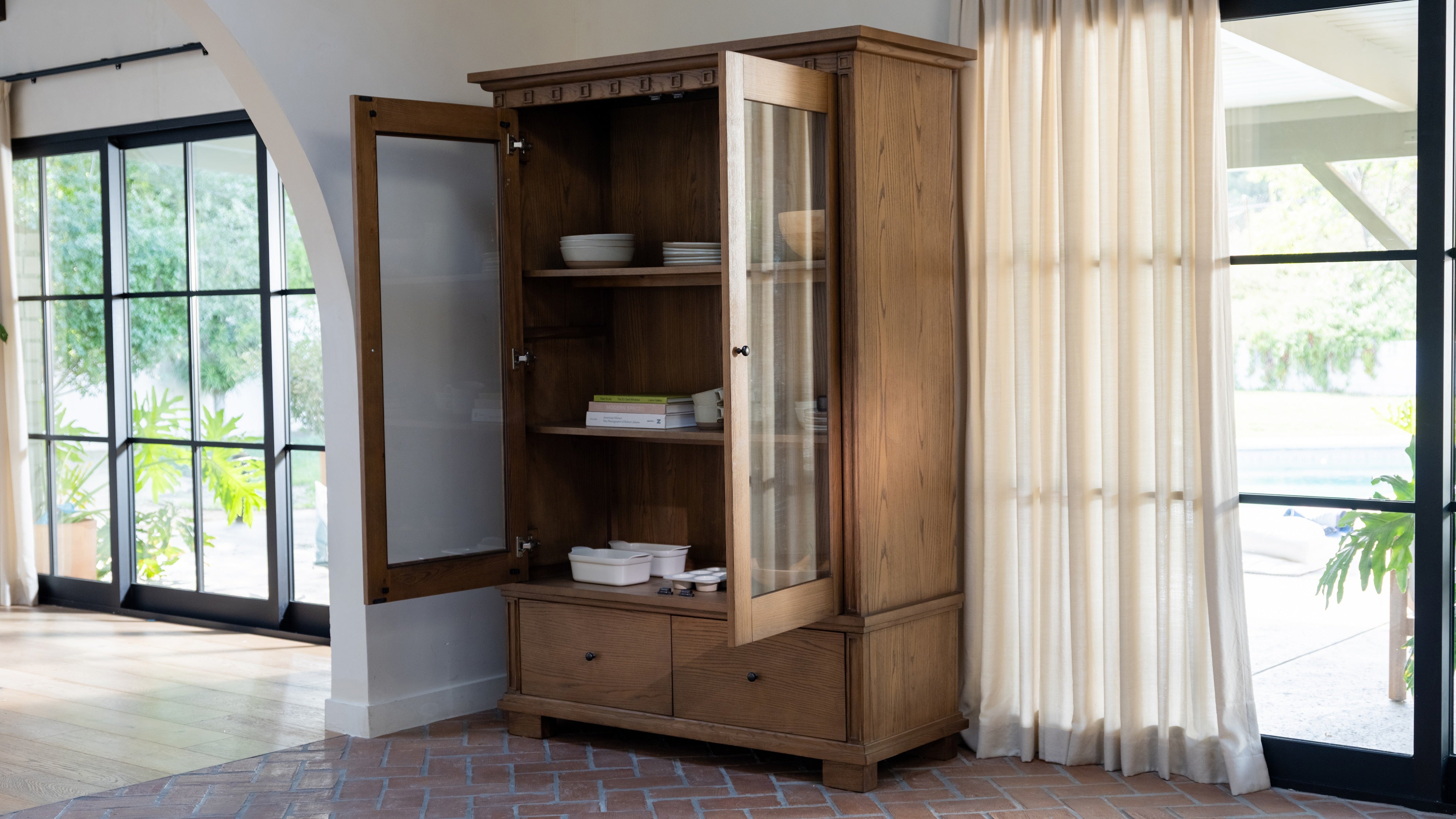 Lila Tall Cabinet-Cabinets + Bookshelves-StyleMeGHD
