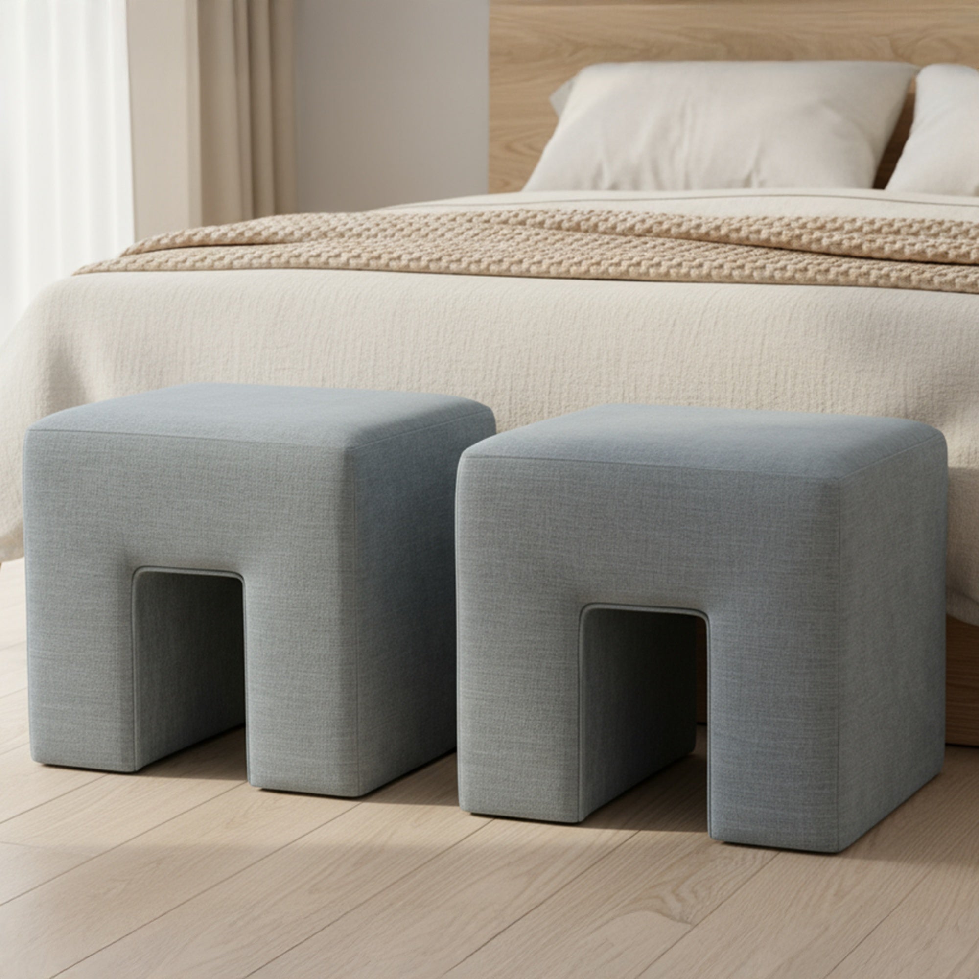Aida Stool-Ottomans, Benches + Poufs-StyleMeGHD