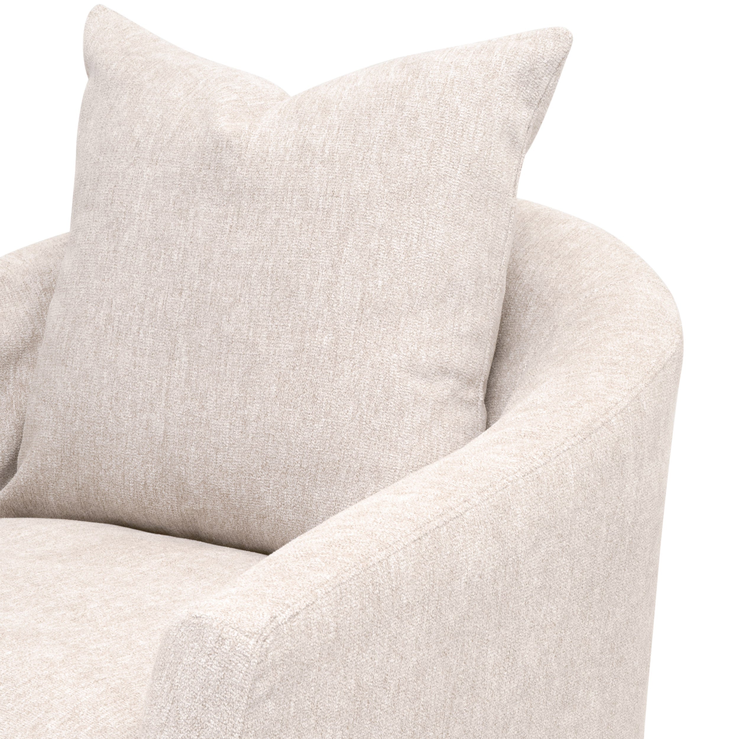 Florence Slipcover Swivel Chair