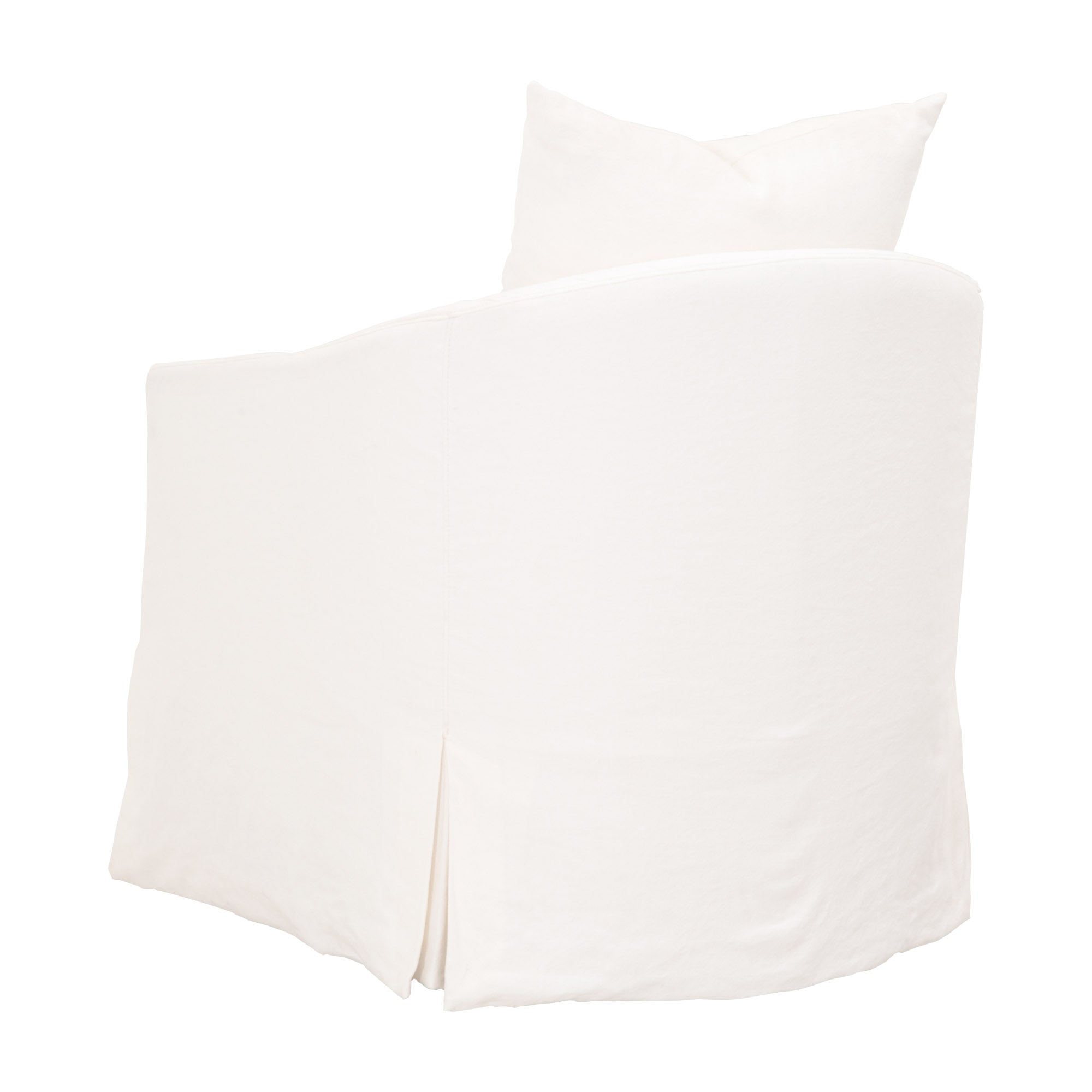 Florence Slipcover Swivel Chair-Chairs-StyleMeGHD