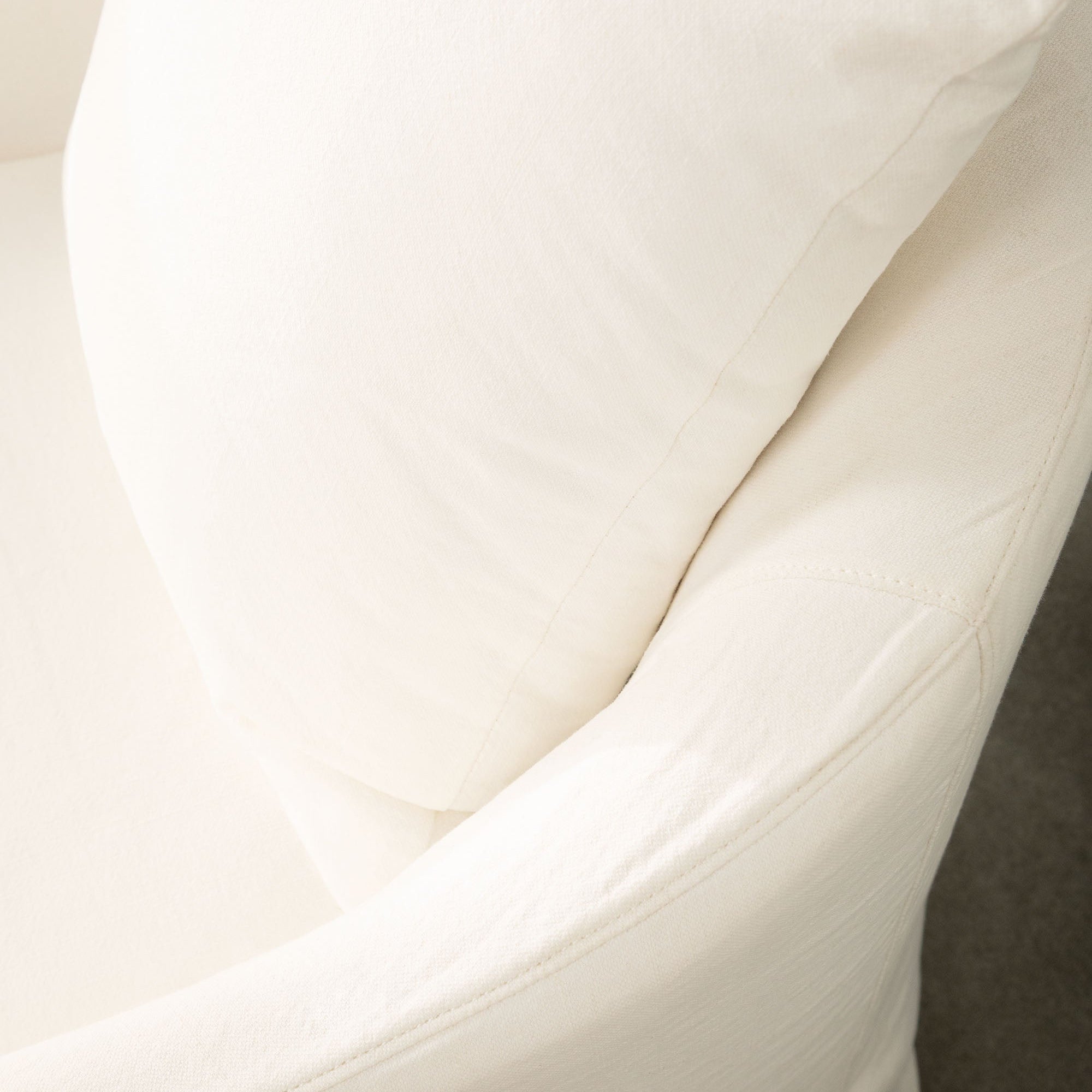 Florence Slipcover Swivel Chair-Chairs-StyleMeGHD