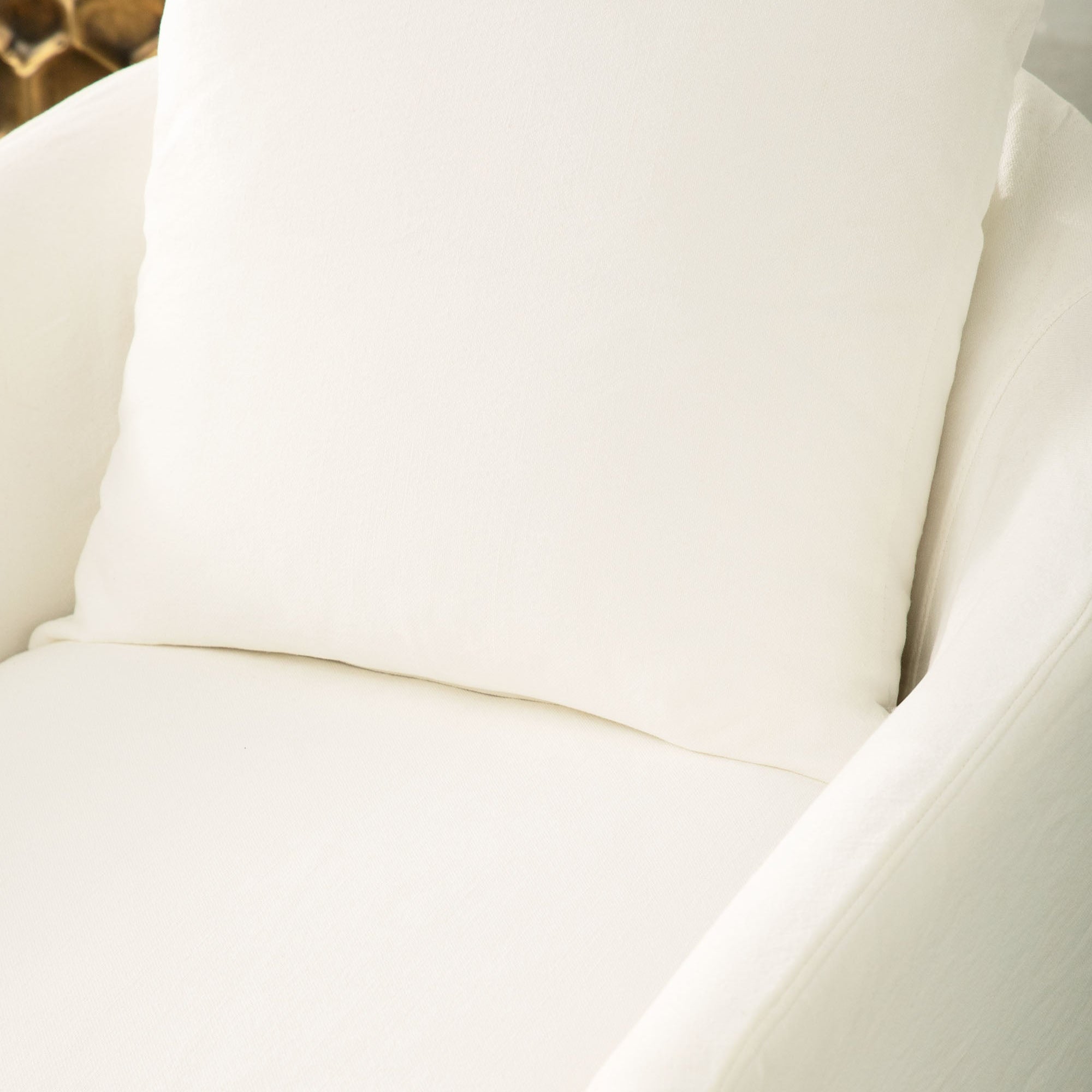 Florence Slipcover Swivel Chair-Chairs-StyleMeGHD