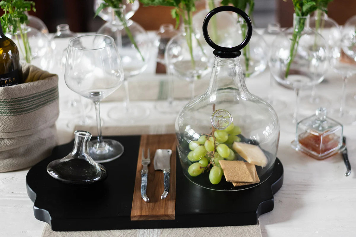 Linea Glass Cloche Food Cover