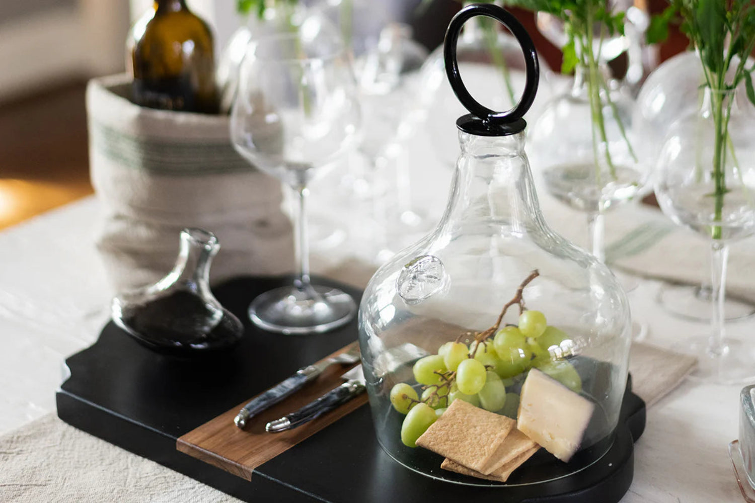 Linea Glass Cloche Food Cover