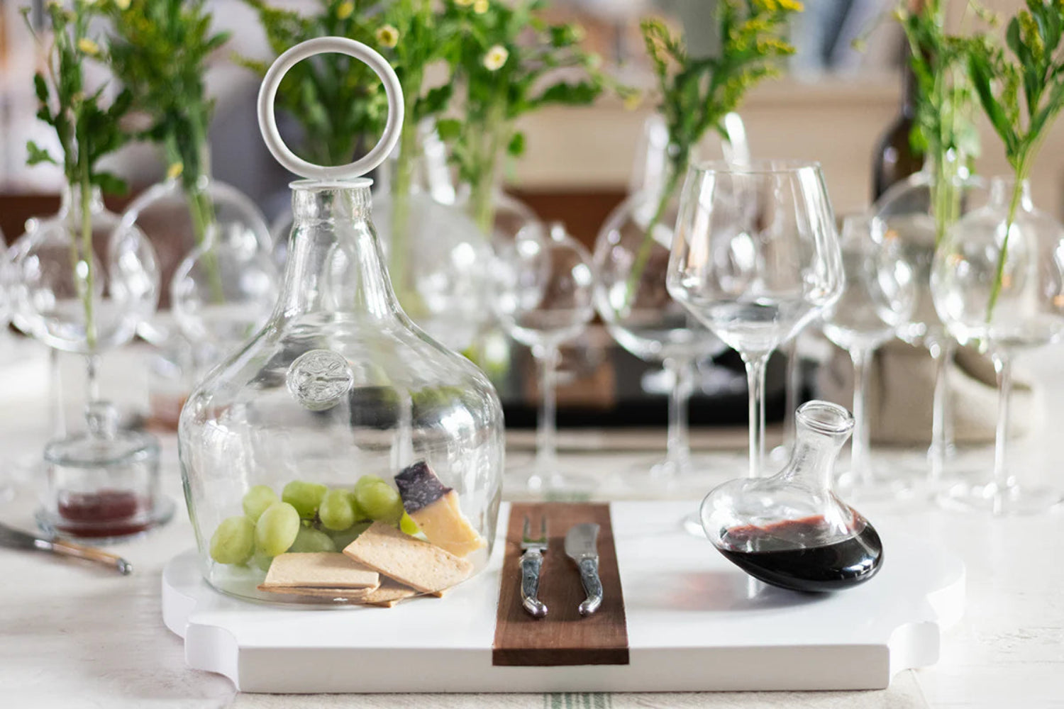 Linea Glass Cloche Food Cover