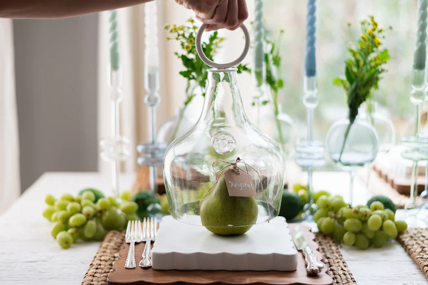 Linea Glass Cloche Food Cover