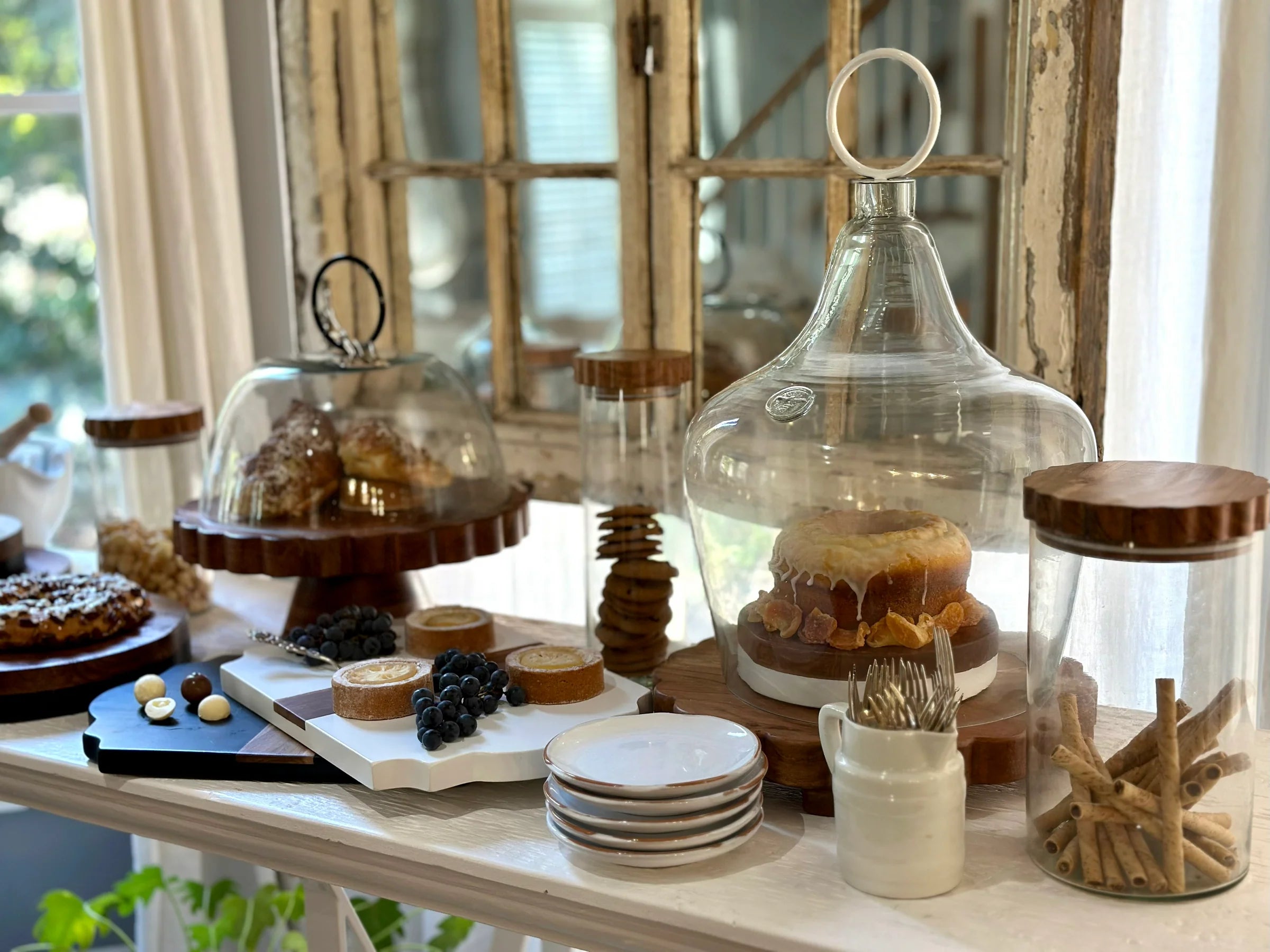 Linea Glass Cloche Food Cover