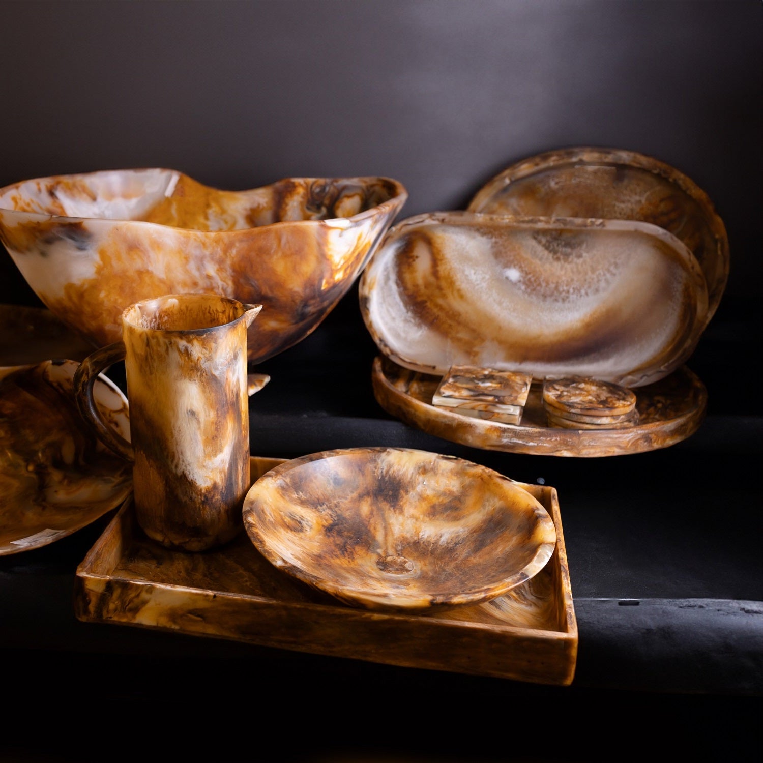 Lorina Coasters, Set of 4